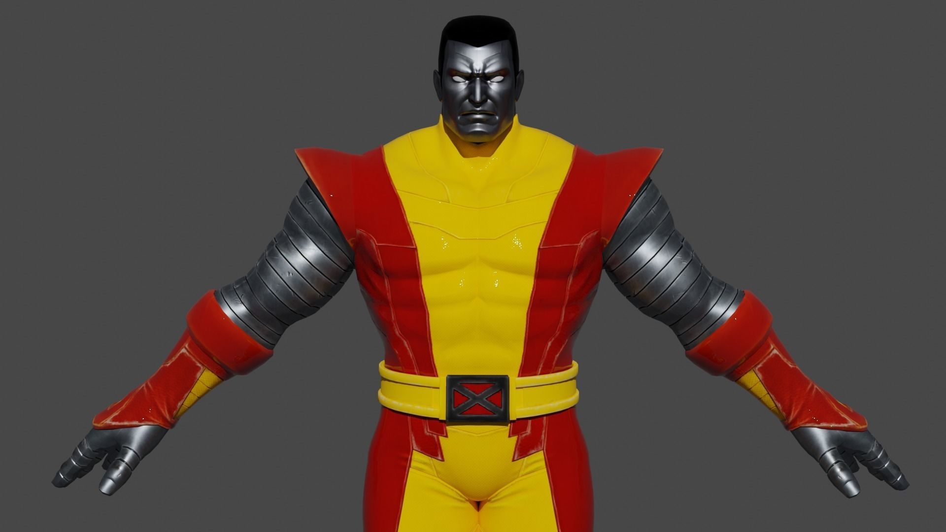 Colossus Low-poly 3D model_1