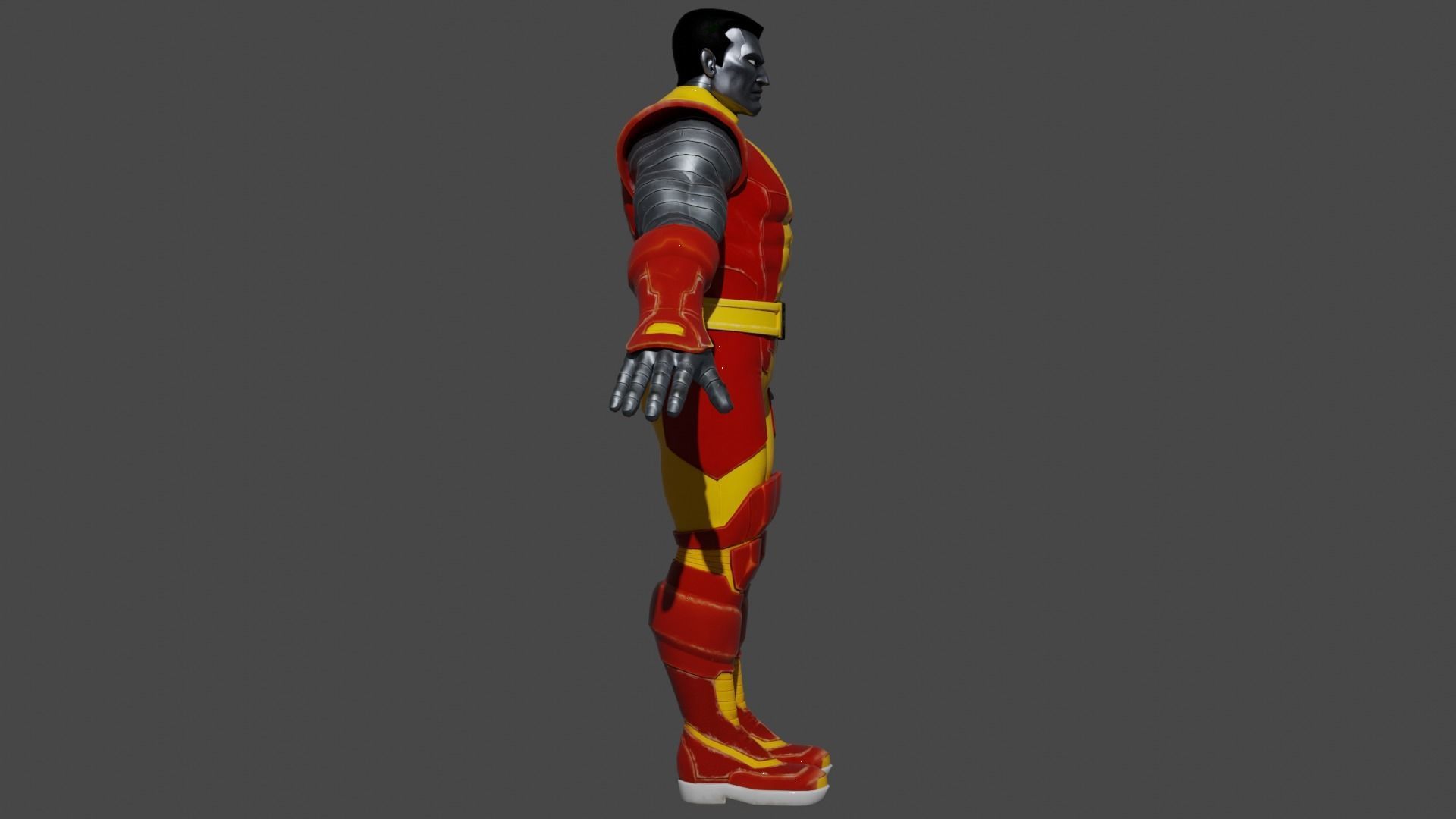 Colossus Low-poly 3D model_2