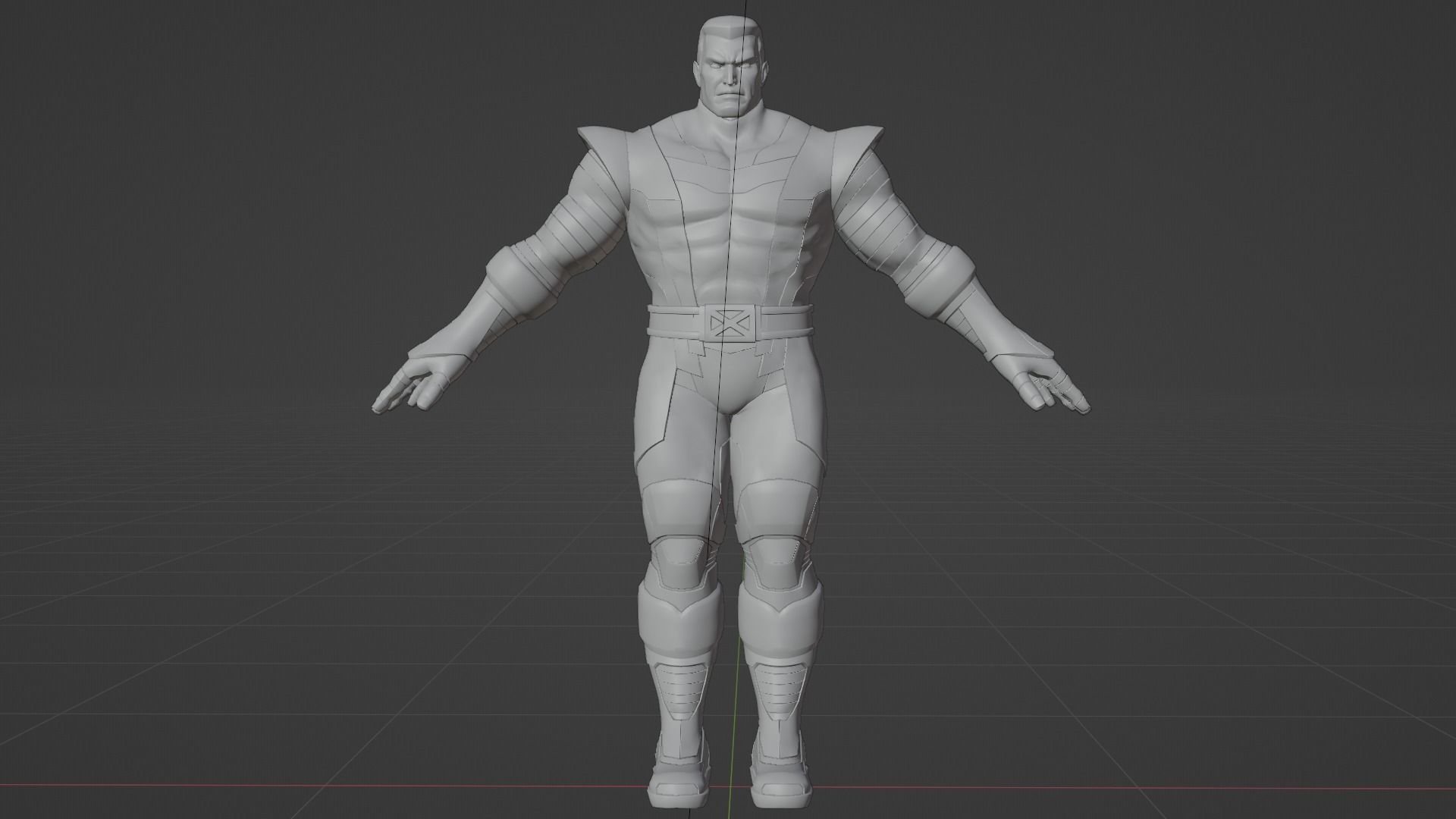 Colossus Low-poly 3D model_6