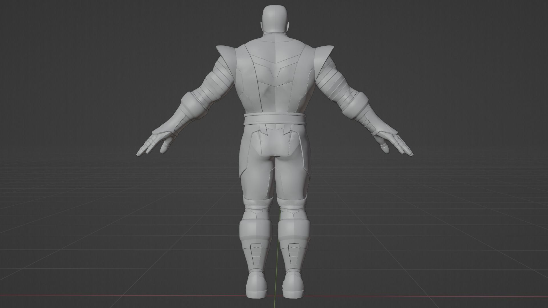 Colossus Low-poly 3D model_7