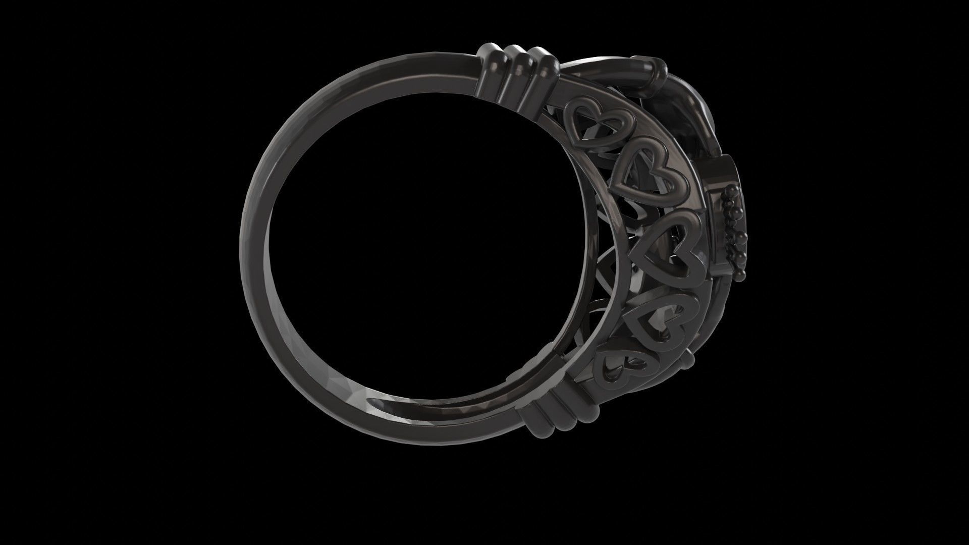special  ring  3D print model_4