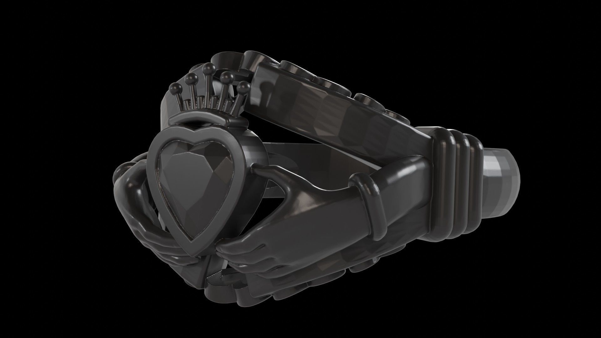 special  ring  3D print model_2