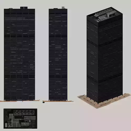 one liberty plaza Low-poly 3D model