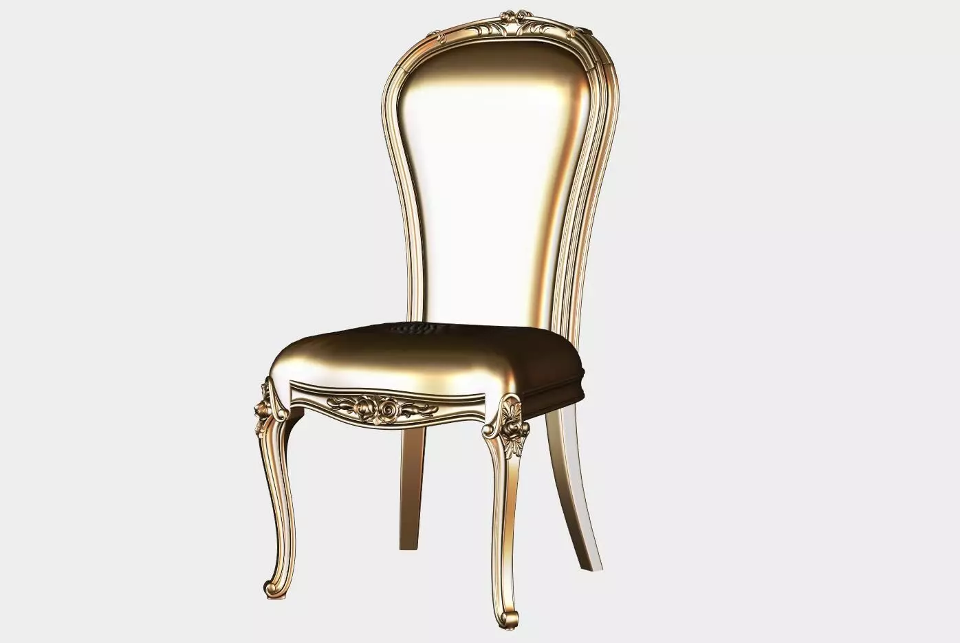 Carved chair for cnc 13 3D model_0