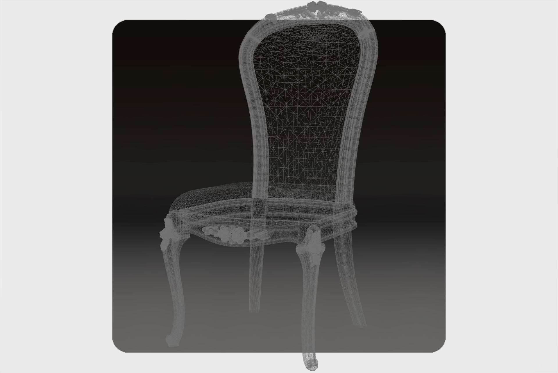 Carved chair for cnc 13 3D model_5