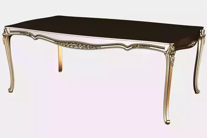 Carved dinner table table for cnc 13