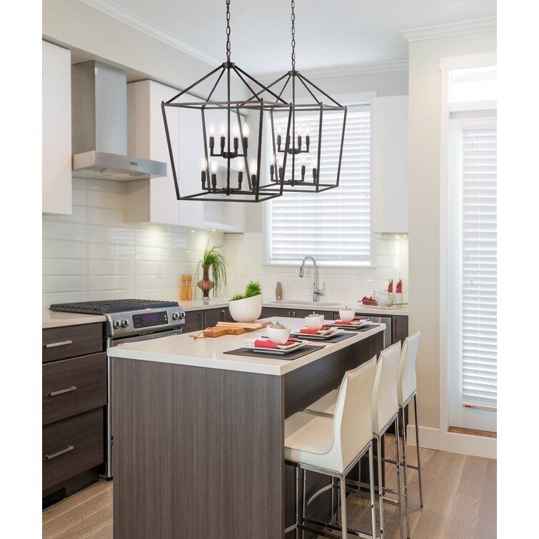 Joree Light Lantern Chandelier - 3 Colour 3D model_7