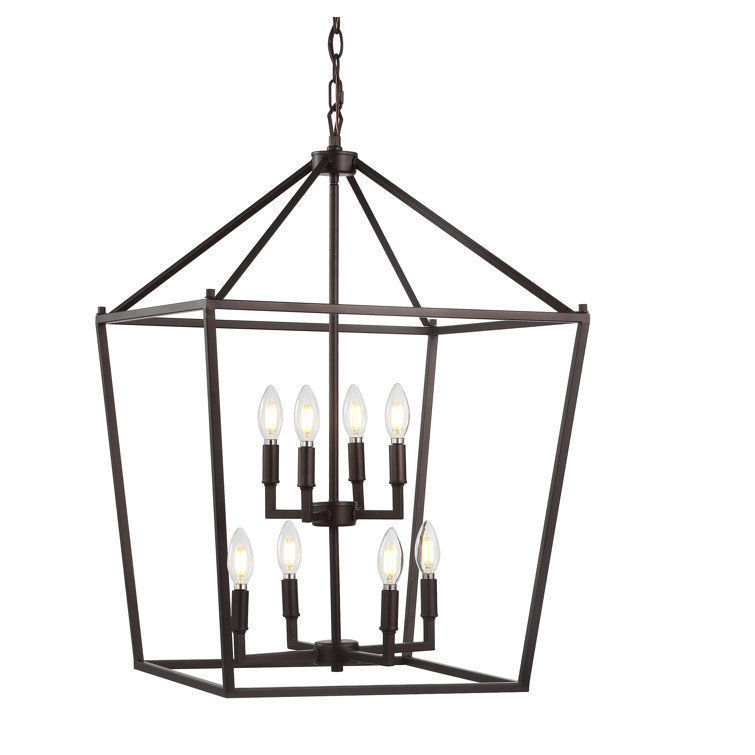 Joree Light Lantern Chandelier - 3 Colour 3D model_6