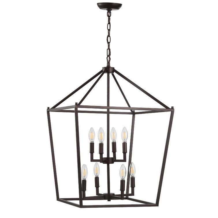 Joree Light Lantern Chandelier - 3 Colour 3D model_4