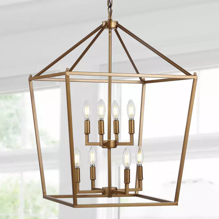 Joree Light Lantern Chandelier - 3 Colour 3D model_0