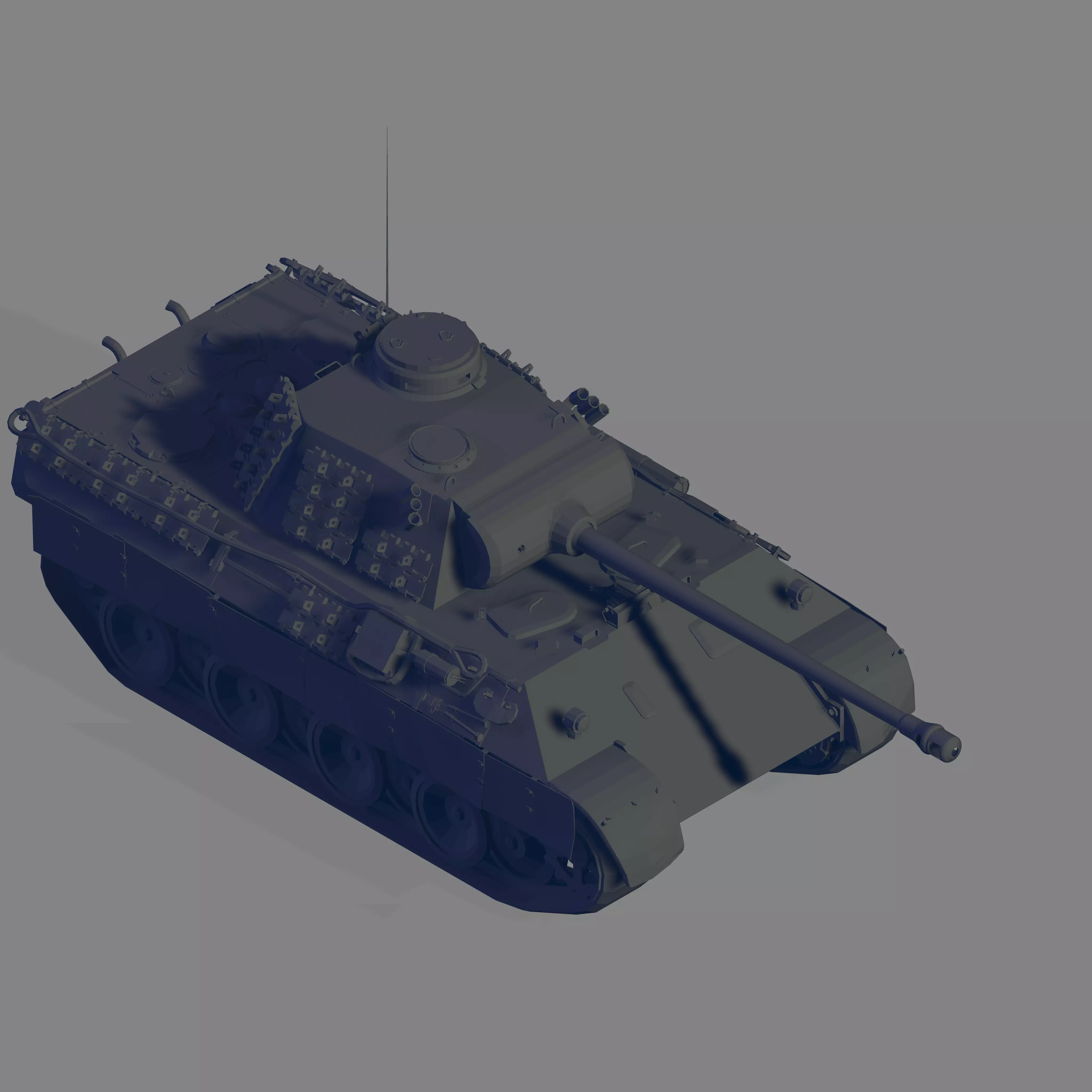 Panther D 3D model_0