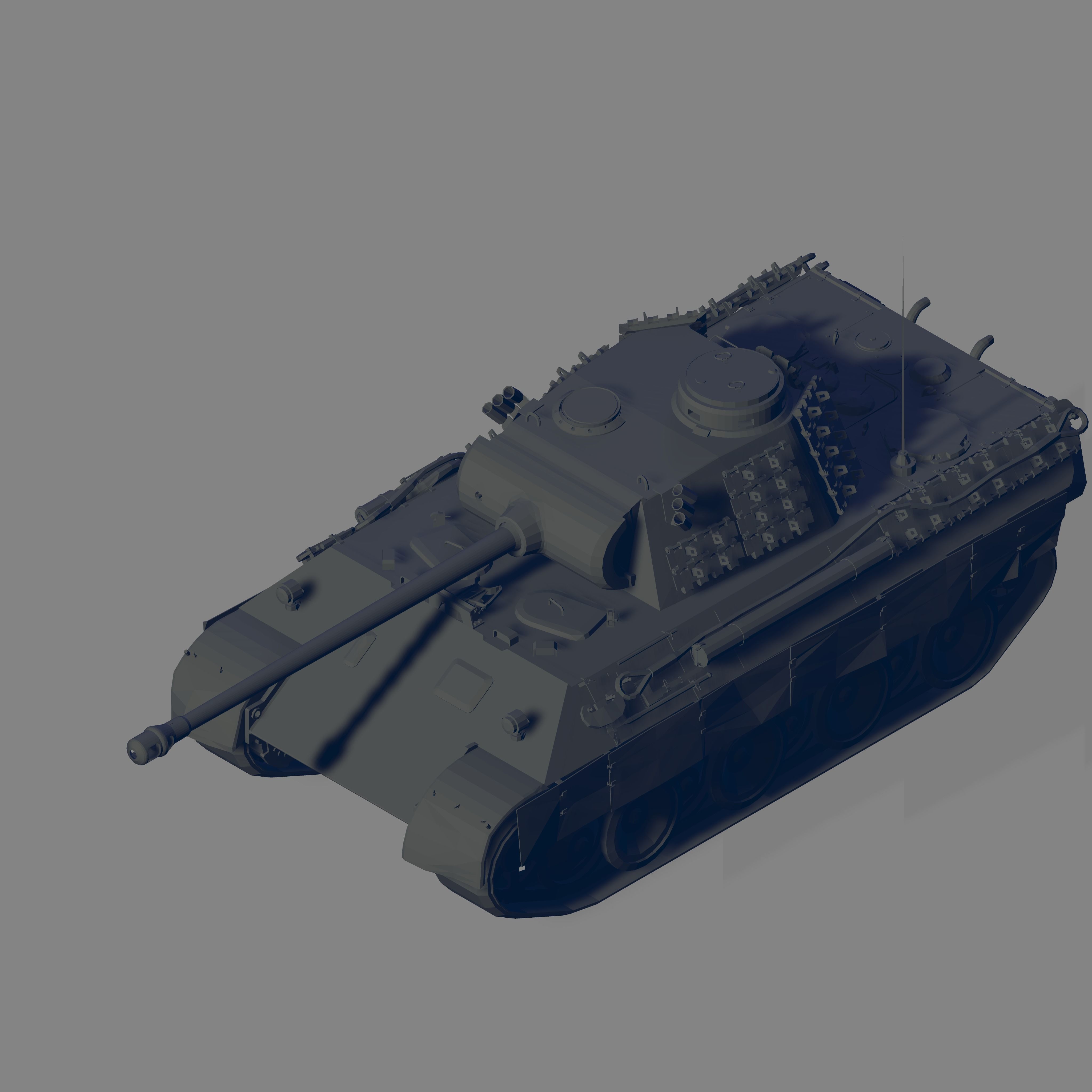 Panther D 3D model_1