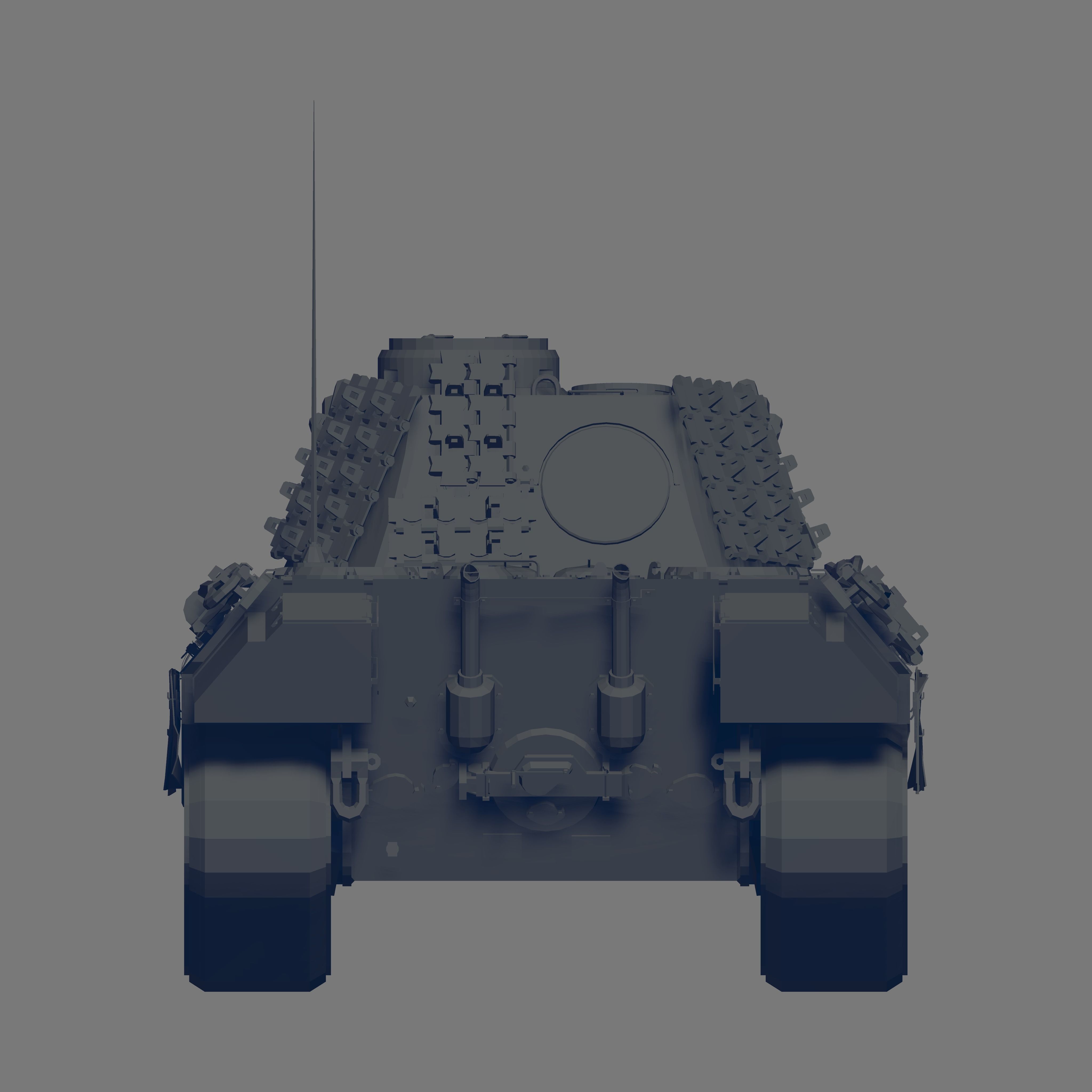Panther D 3D model_4