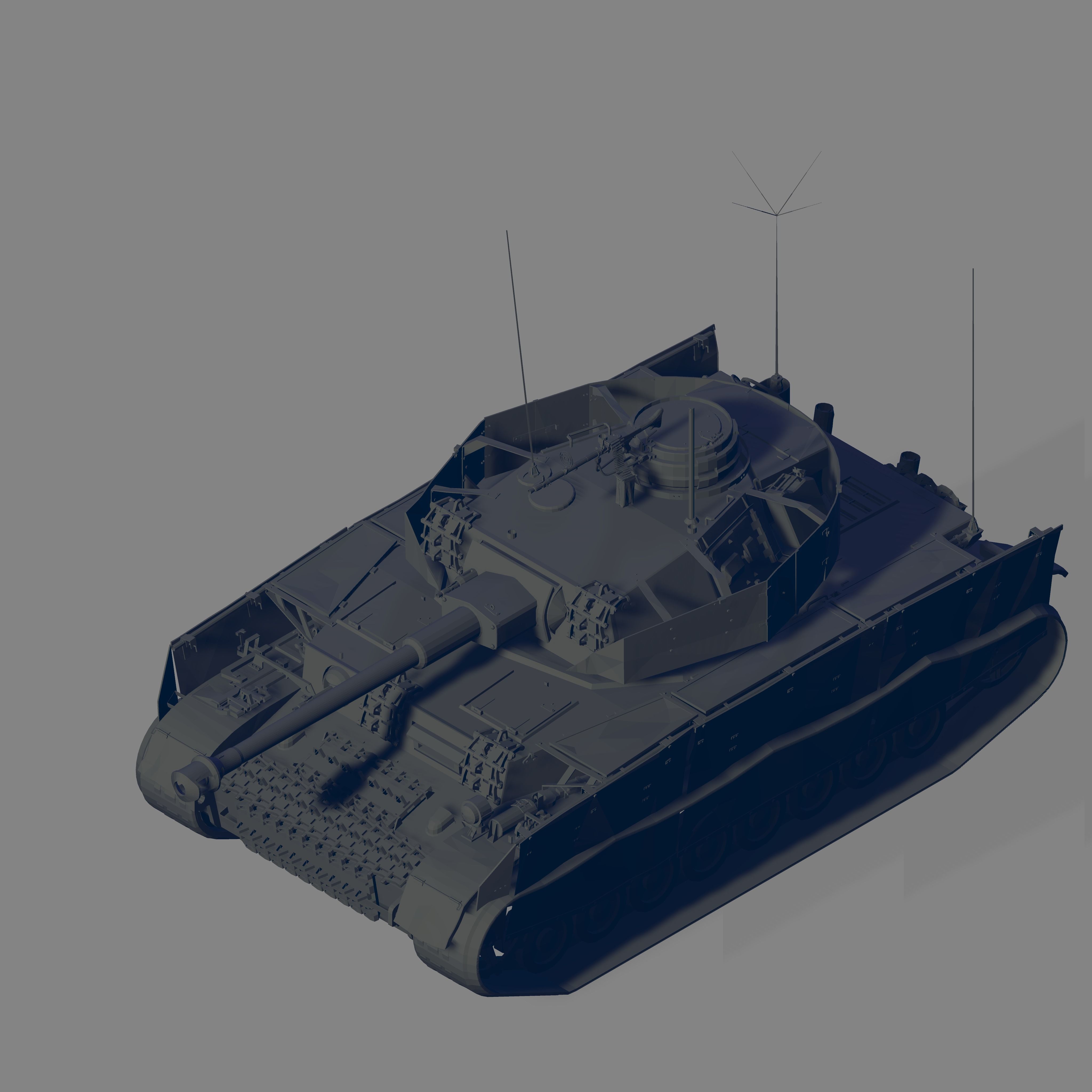 Pz Bef Wg IV J 3D model_1