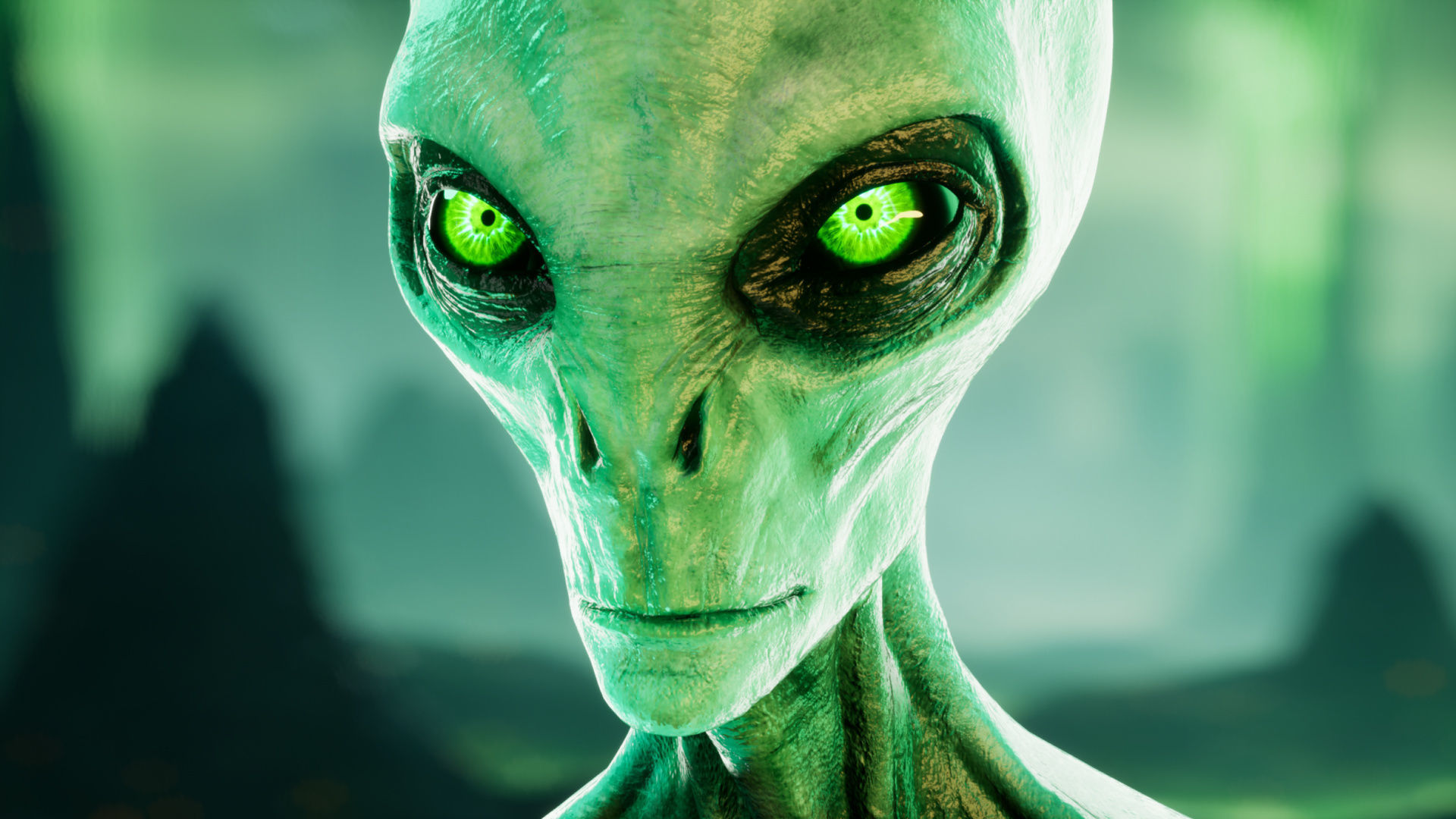 Alien - Grey - Unreal Engine Low-poly 3D model_20