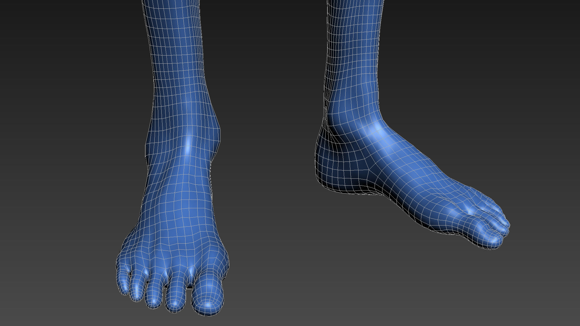 Alien - Grey - Unreal Engine Low-poly 3D model_35