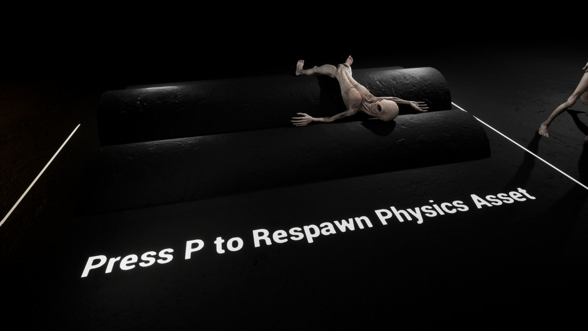 Alien - Grey - Unreal Engine Low-poly 3D model_29