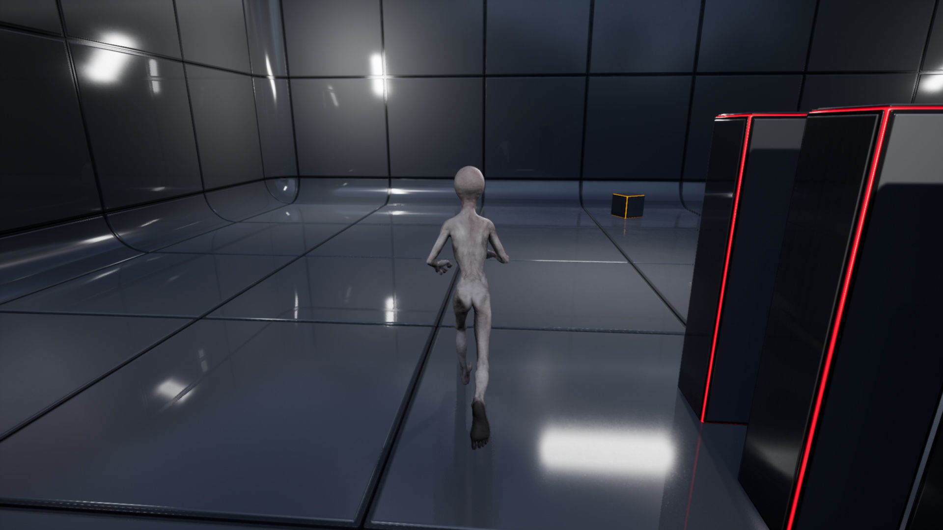 Alien - Grey - Unreal Engine Low-poly 3D model_31