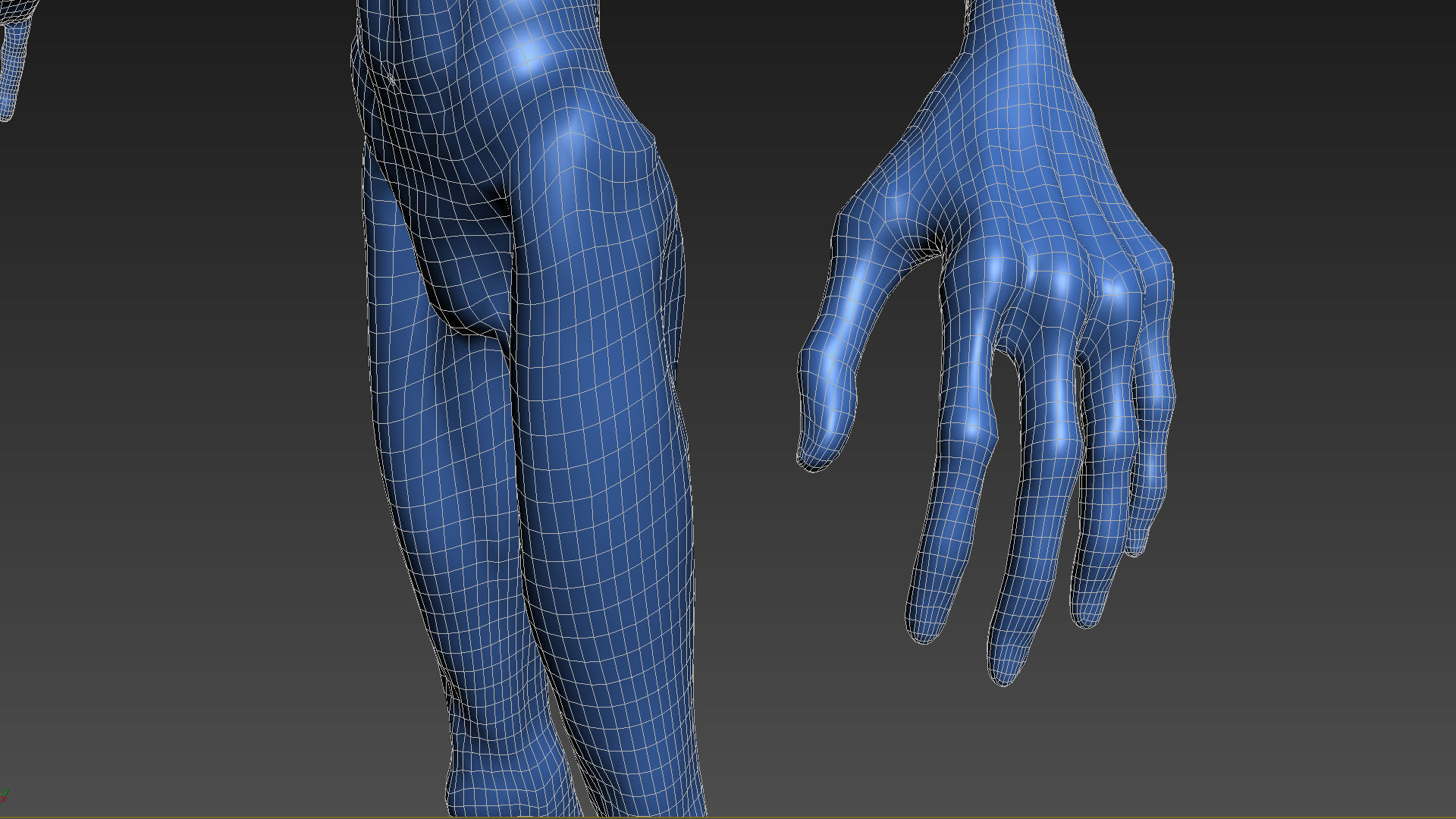 Alien - Grey - Unreal Engine Low-poly 3D model_33