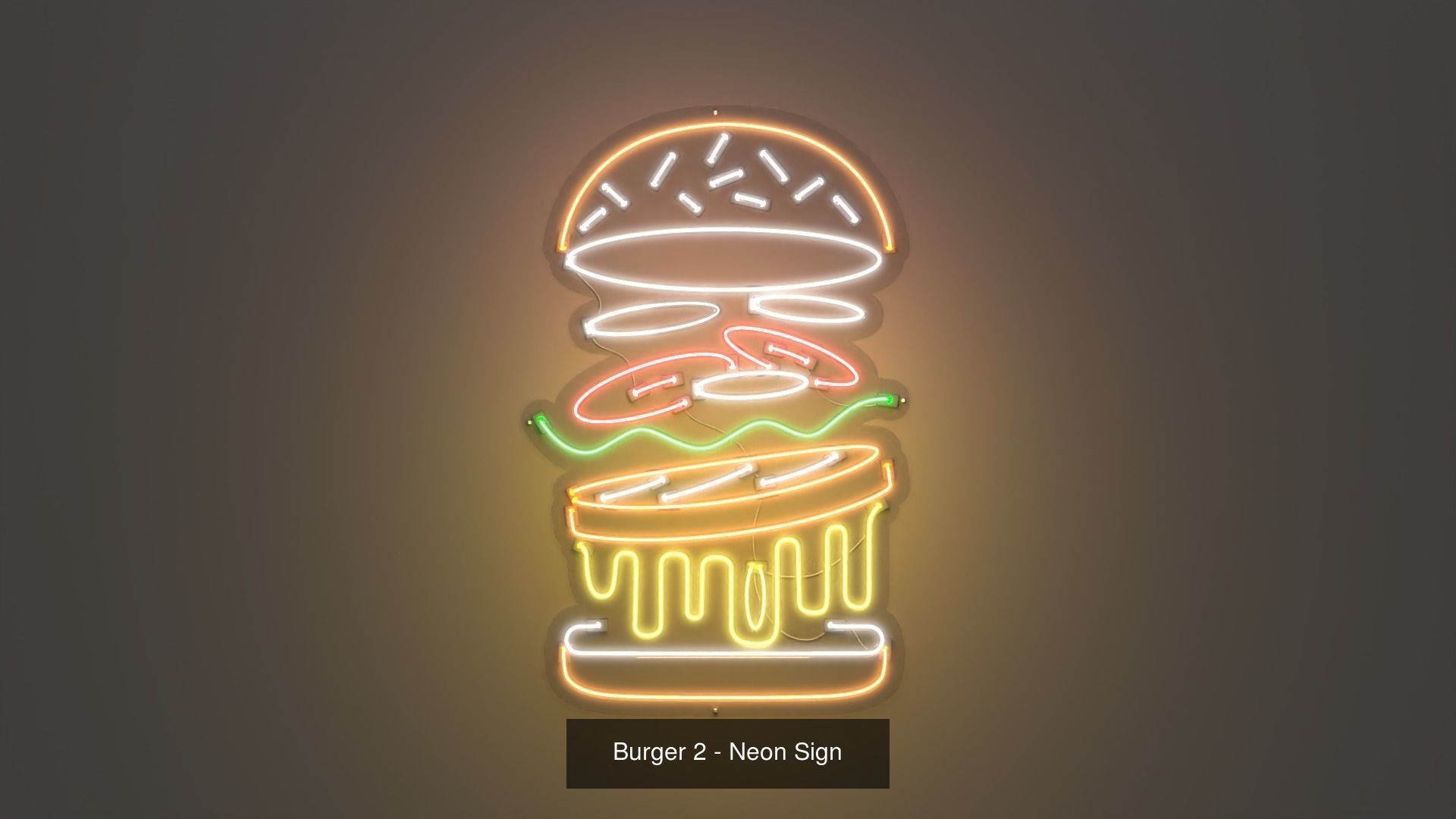 150 Neon Signs - NEONPLEX MEGA PACK 3D Model Collection_145