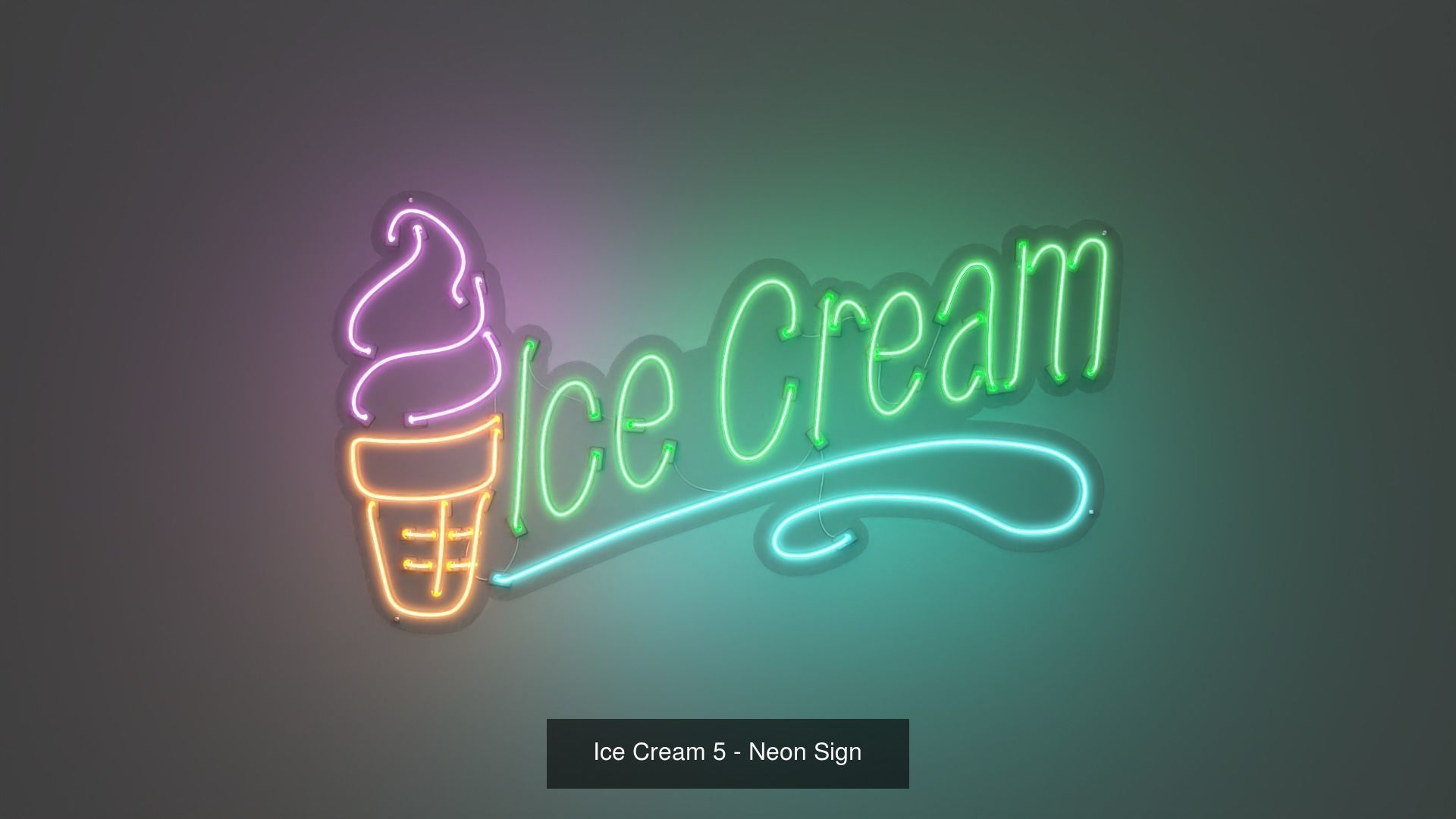 150 Neon Signs - NEONPLEX MEGA PACK 3D Model Collection_163