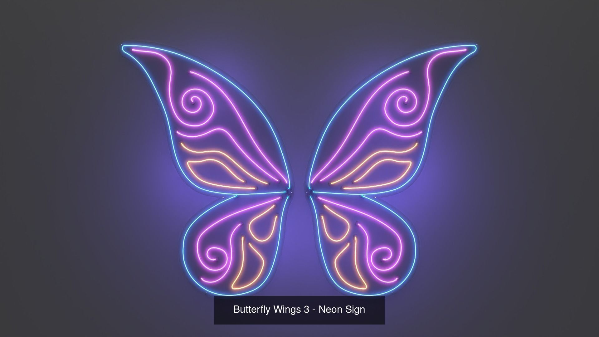 150 Neon Signs - NEONPLEX MEGA PACK 3D Model Collection_123