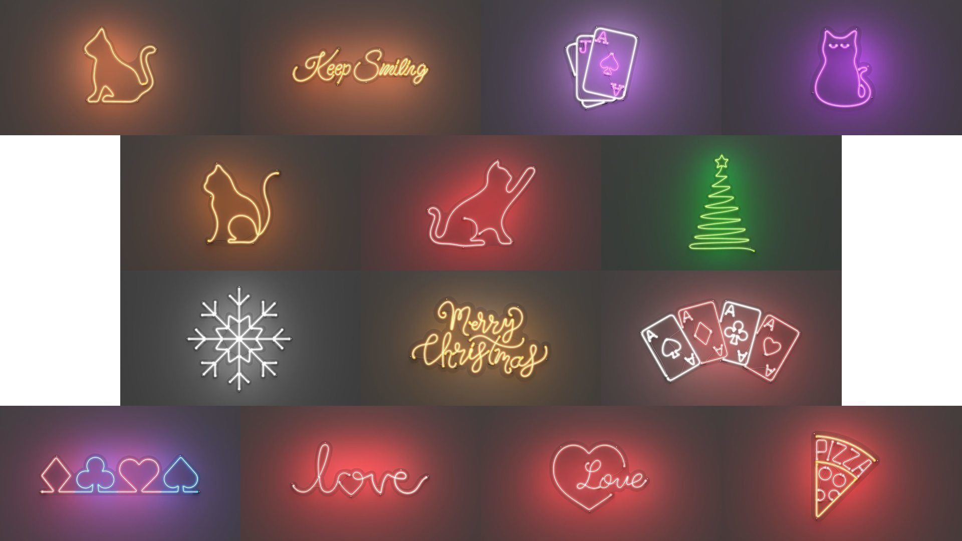 150 Neon Signs - NEONPLEX MEGA PACK 3D Model Collection_9