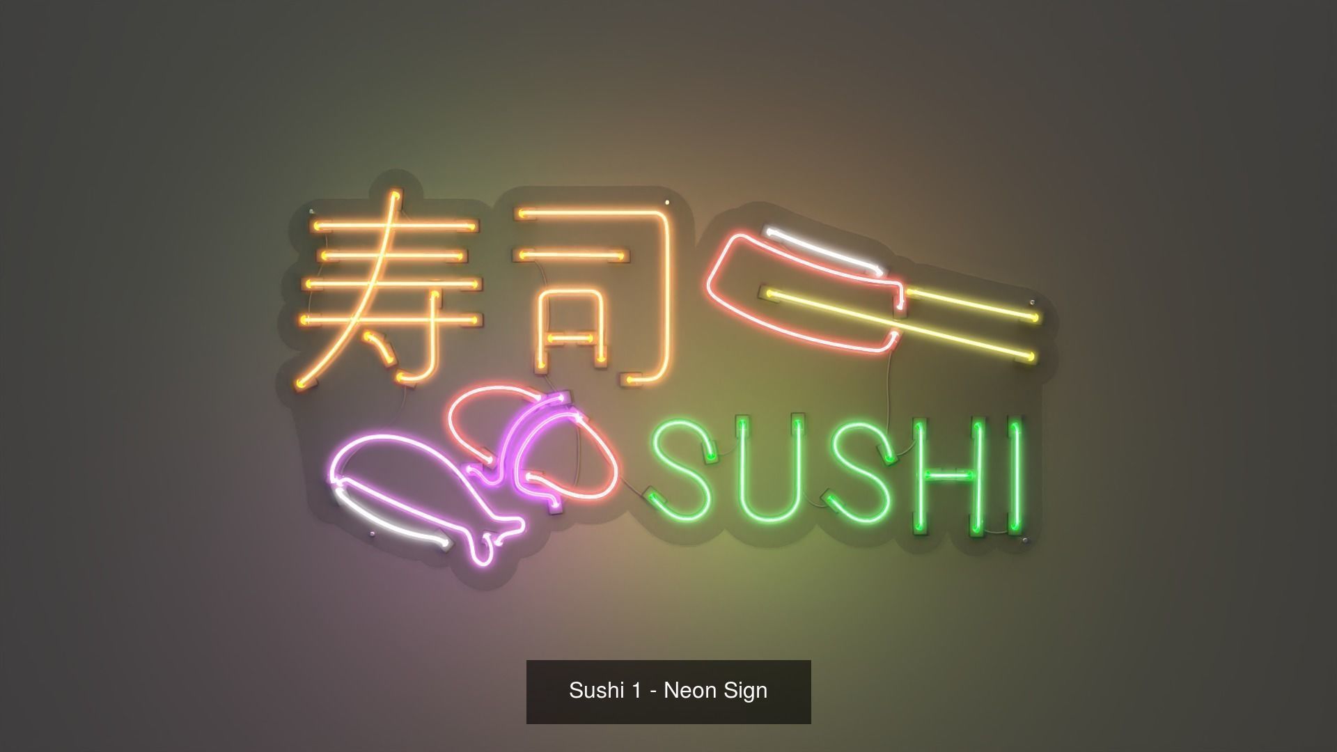 150 Neon Signs - NEONPLEX MEGA PACK 3D Model Collection_140