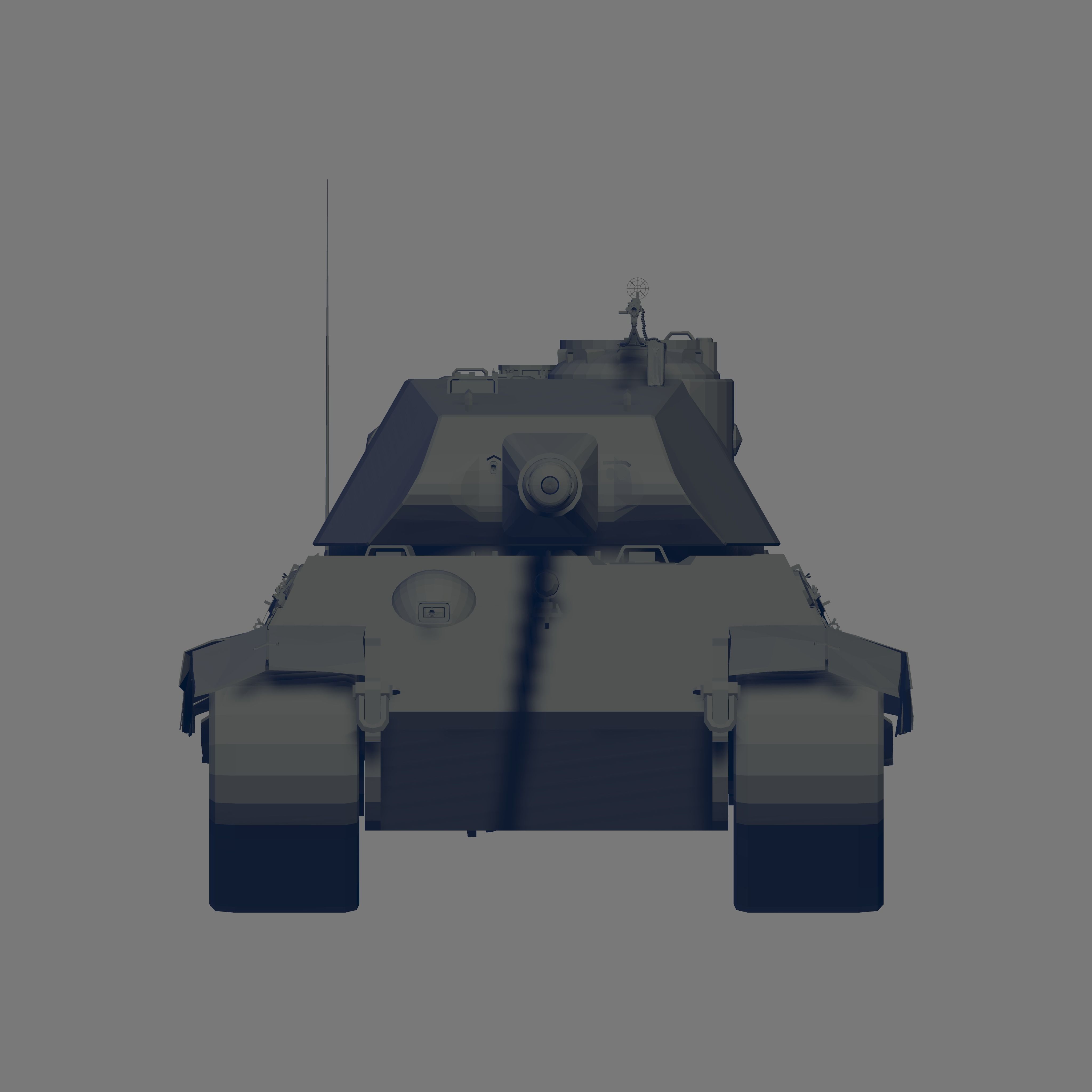 Tiger II P 3D model_2