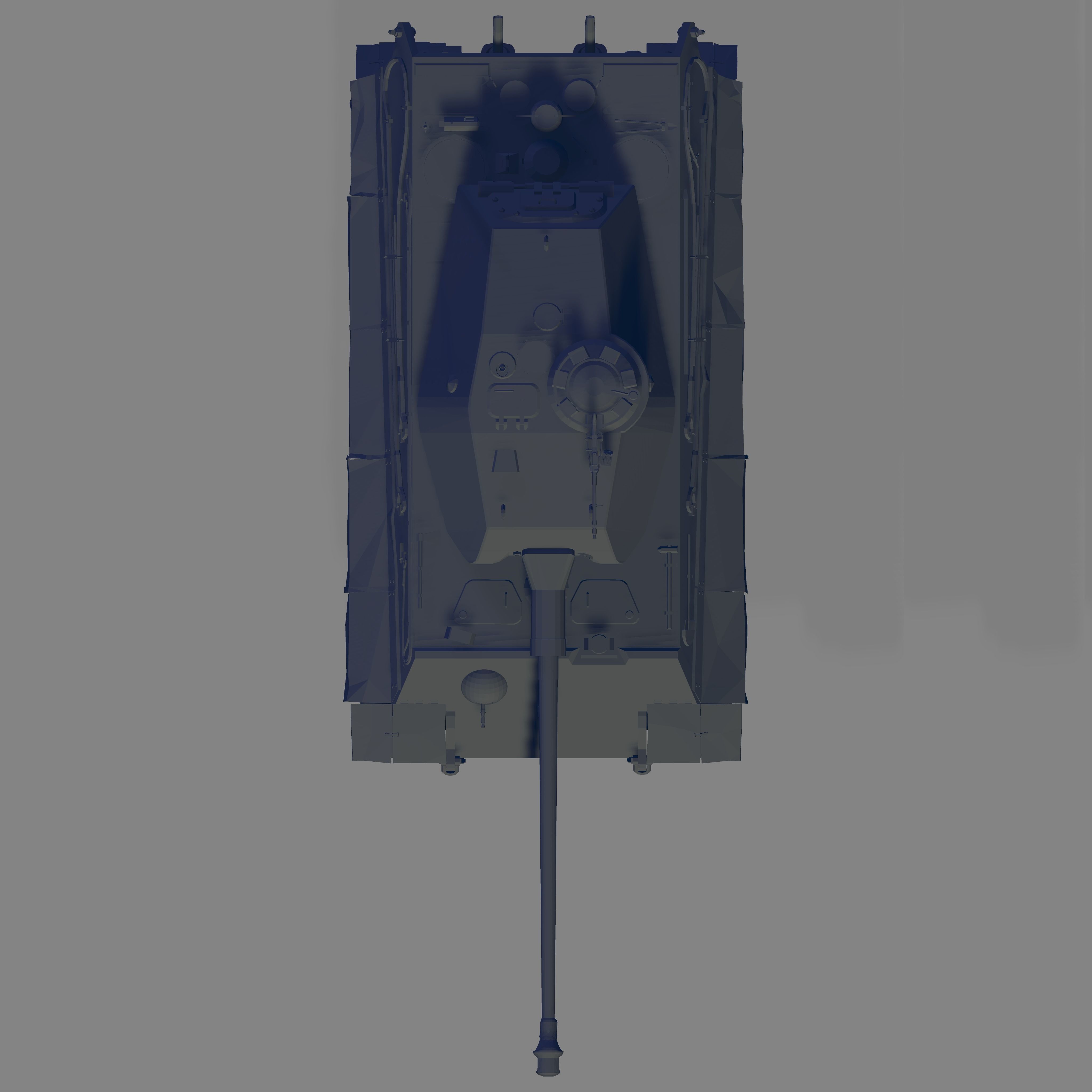 Tiger II P 3D model_5