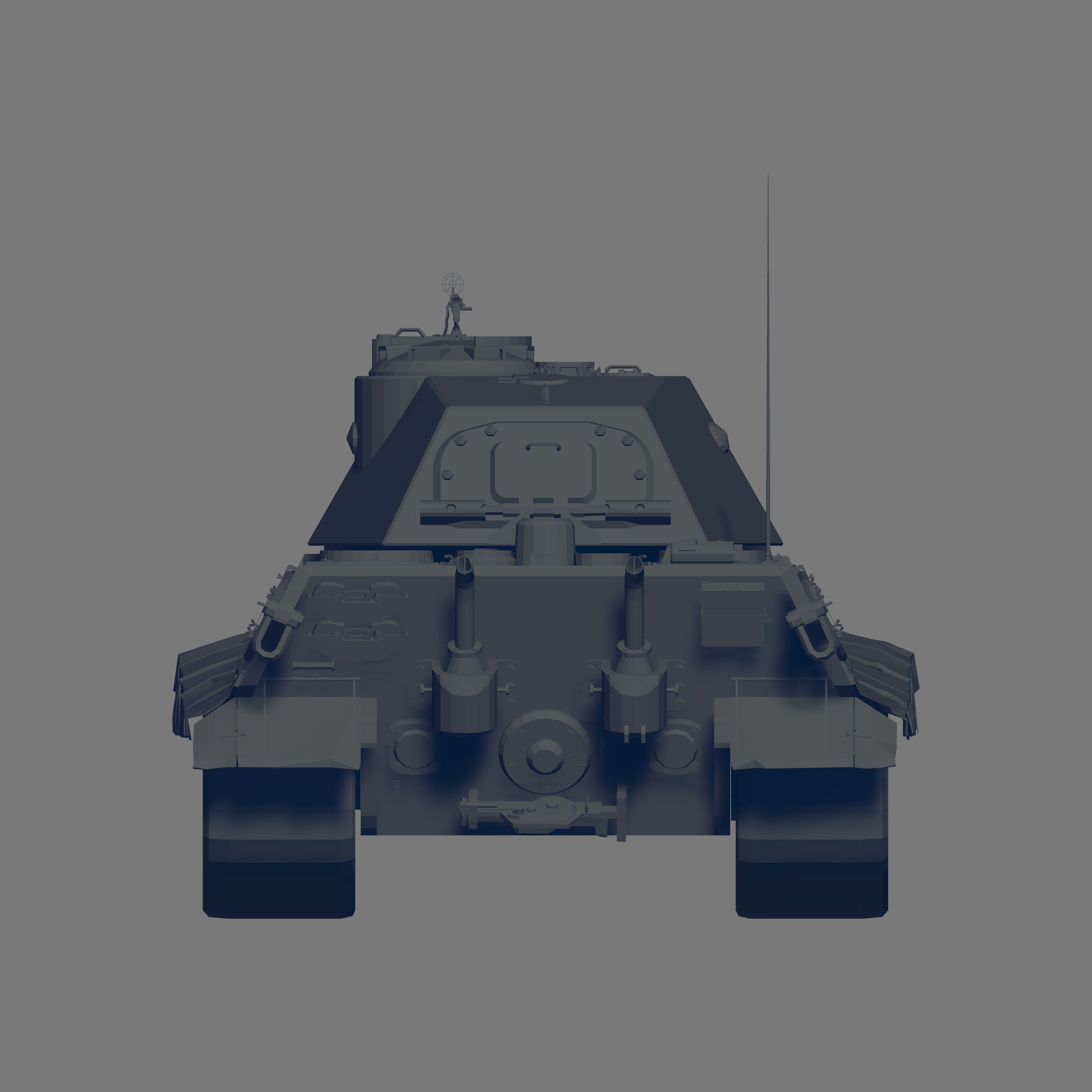 Tiger II P 3D model_4
