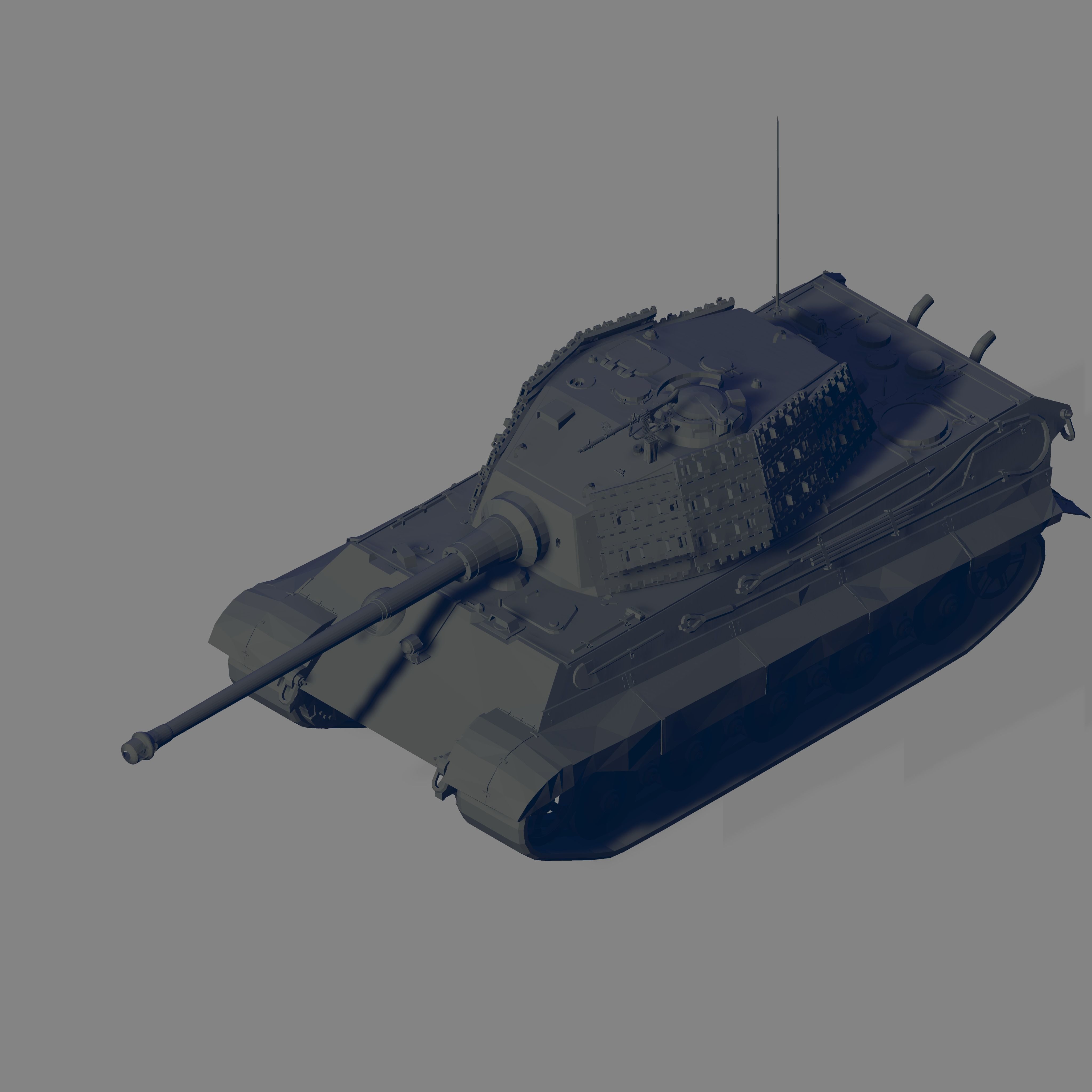 Tiger II H Sla 16 3D model_1