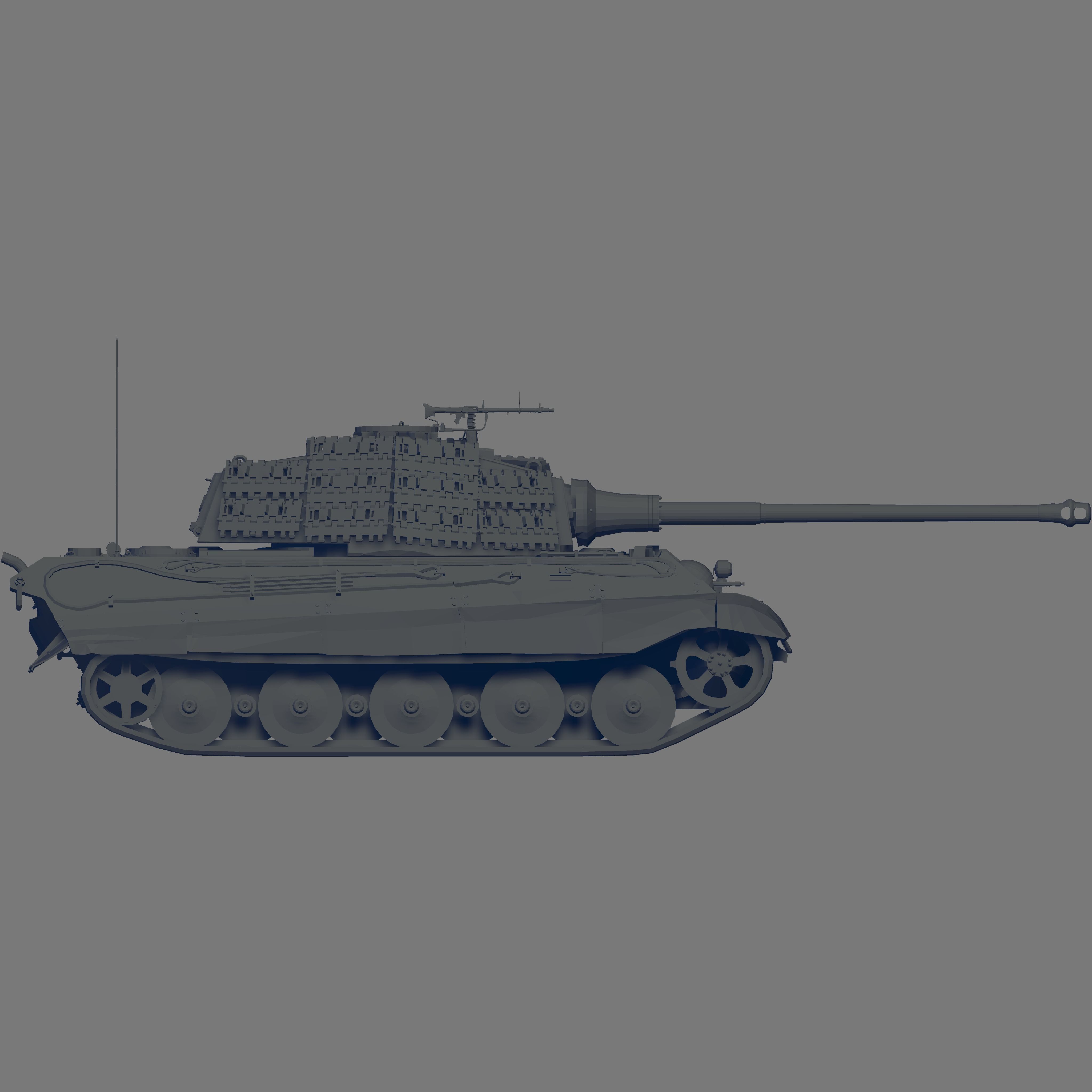 Tiger II H Sla 16 3D model_3