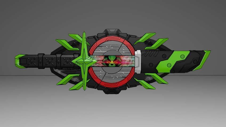 Kamen Rider Tycoon Bujin Sword 3D model_1