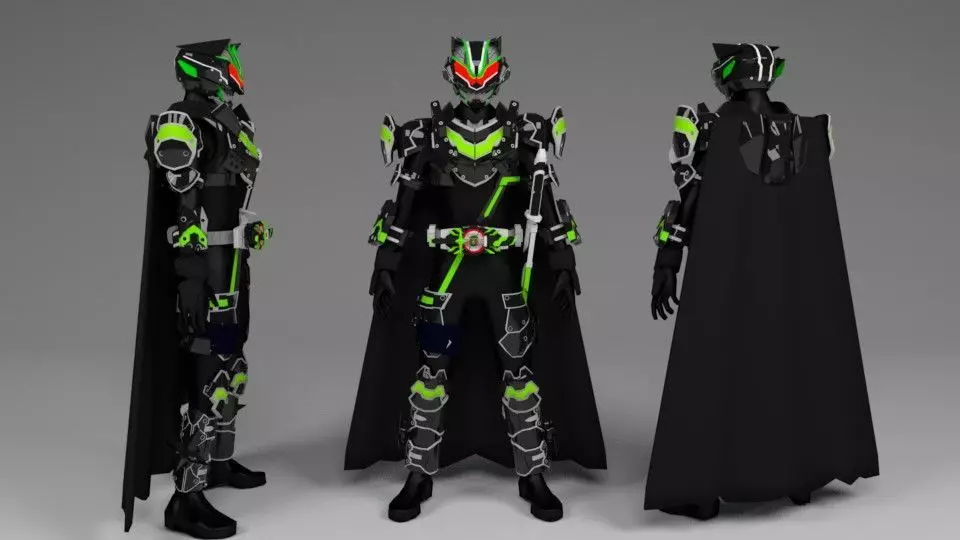 Kamen Rider Tycoon Bujin Sword 3D model_0