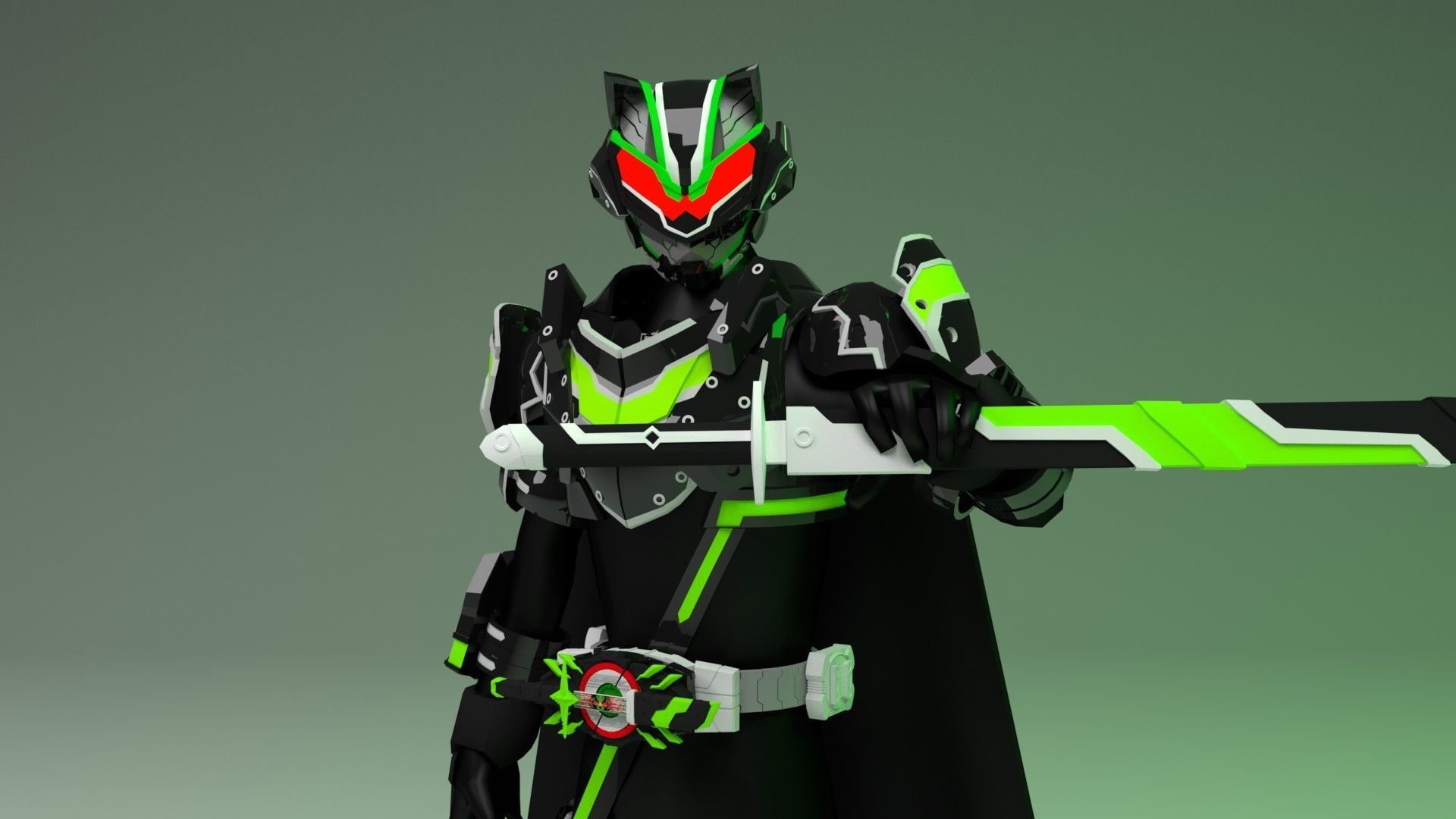 Kamen Rider Tycoon Bujin Sword 3D model_5