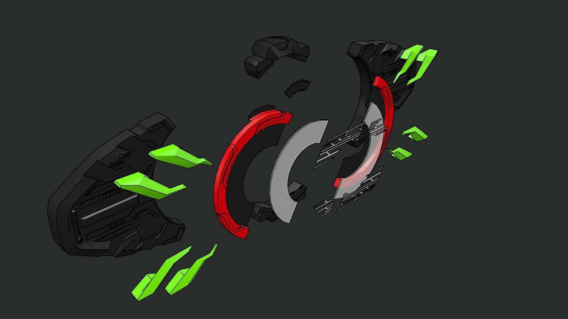 Kamen Rider Tycoon Bujin Sword 3D model_4