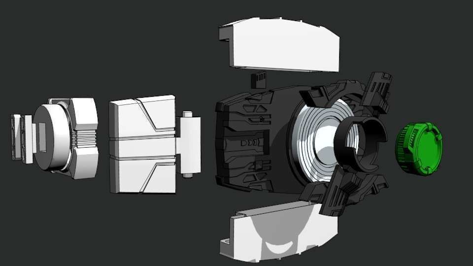 Kamen Rider Tycoon Bujin Sword 3D model_3