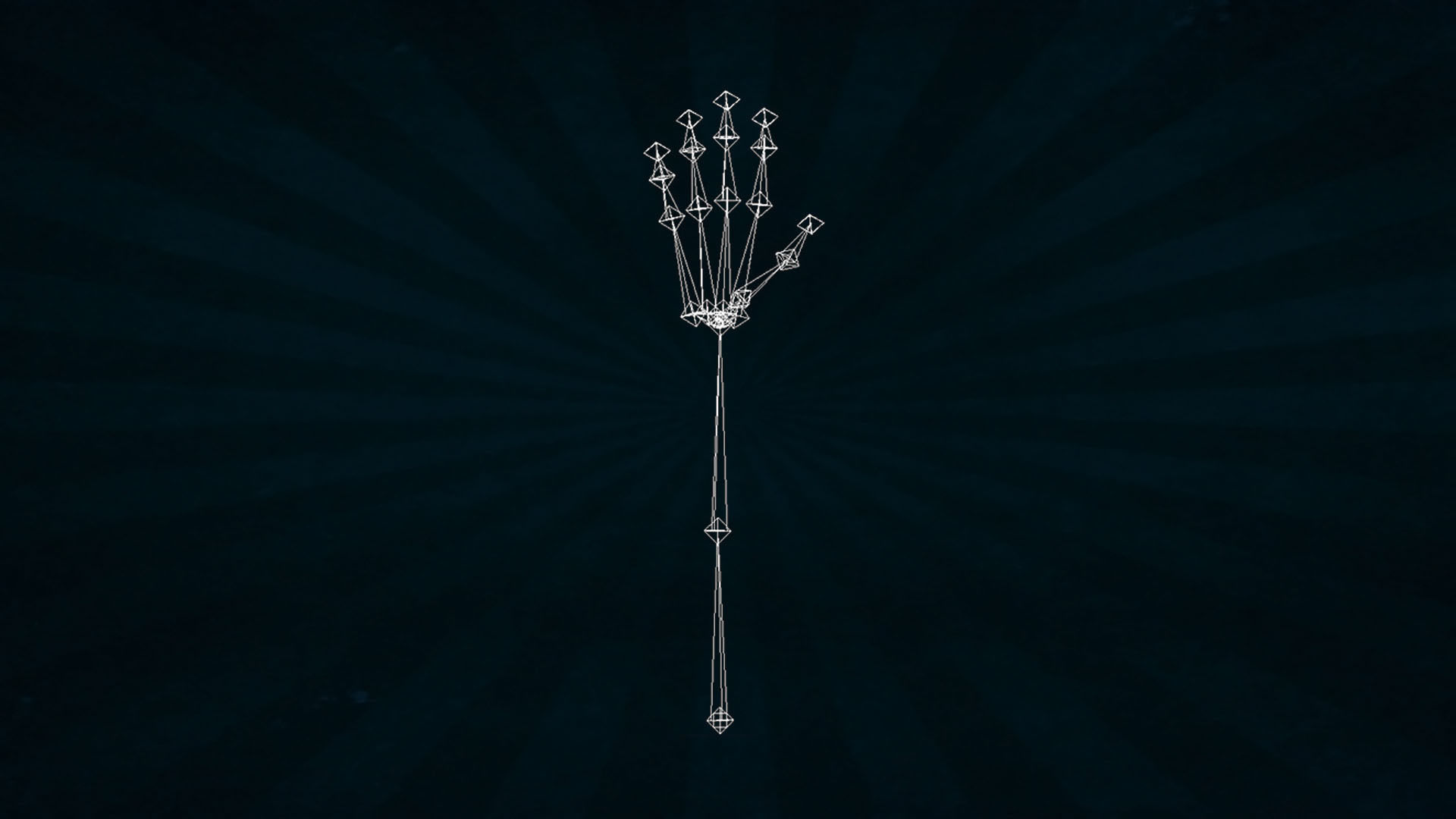 HAND-041 Rigged Hand 3D model_9