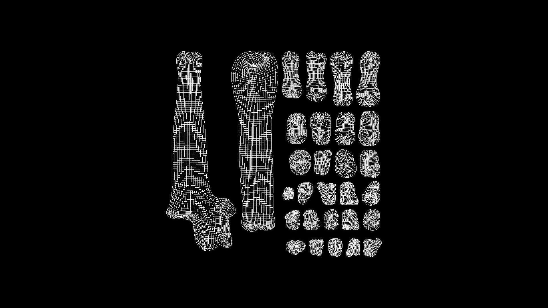 HAND09 Rigged Hand 3D model_8