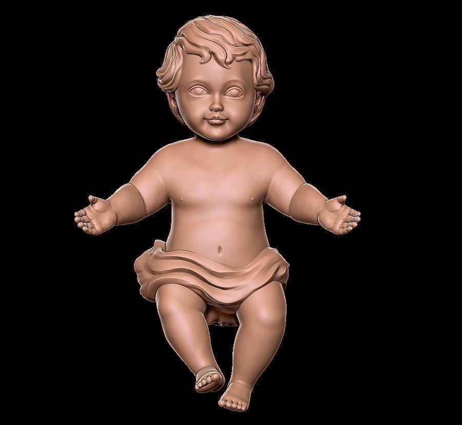 Infant Jesus 3D print model_16
