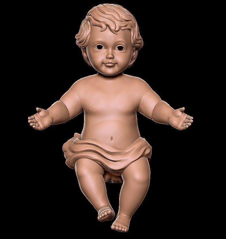 Infant Jesus 3D print model_23