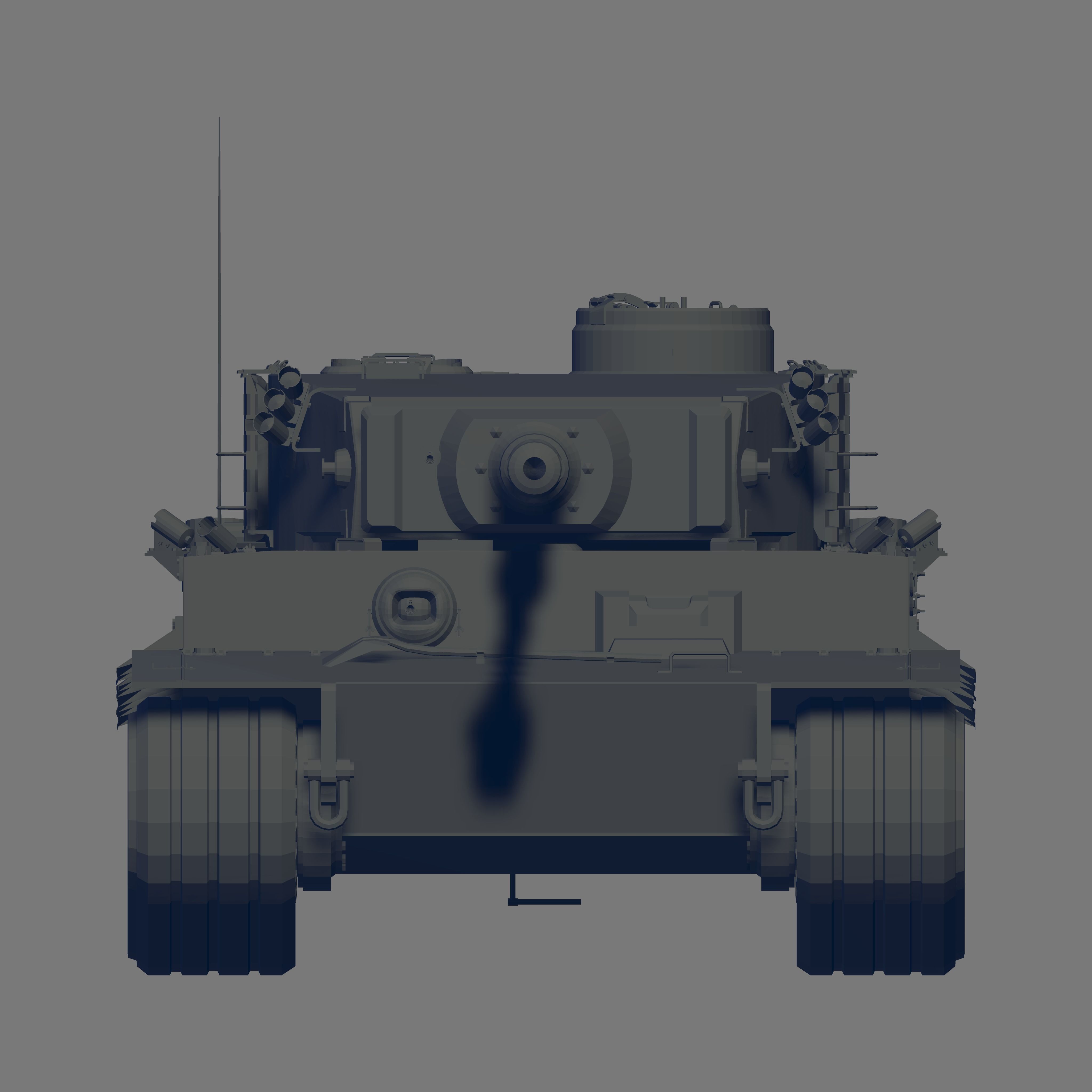 Tiger H1 3D model_2