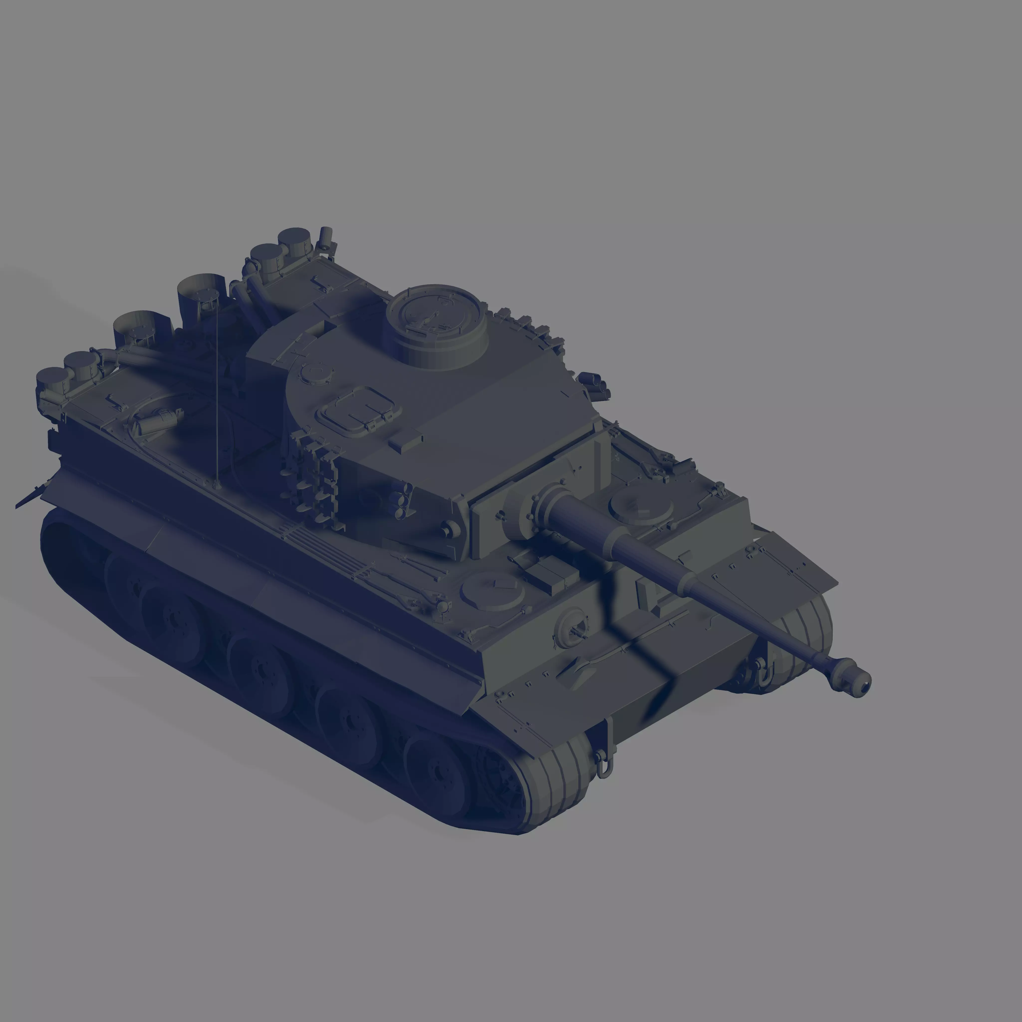 Tiger H1 3D model_0