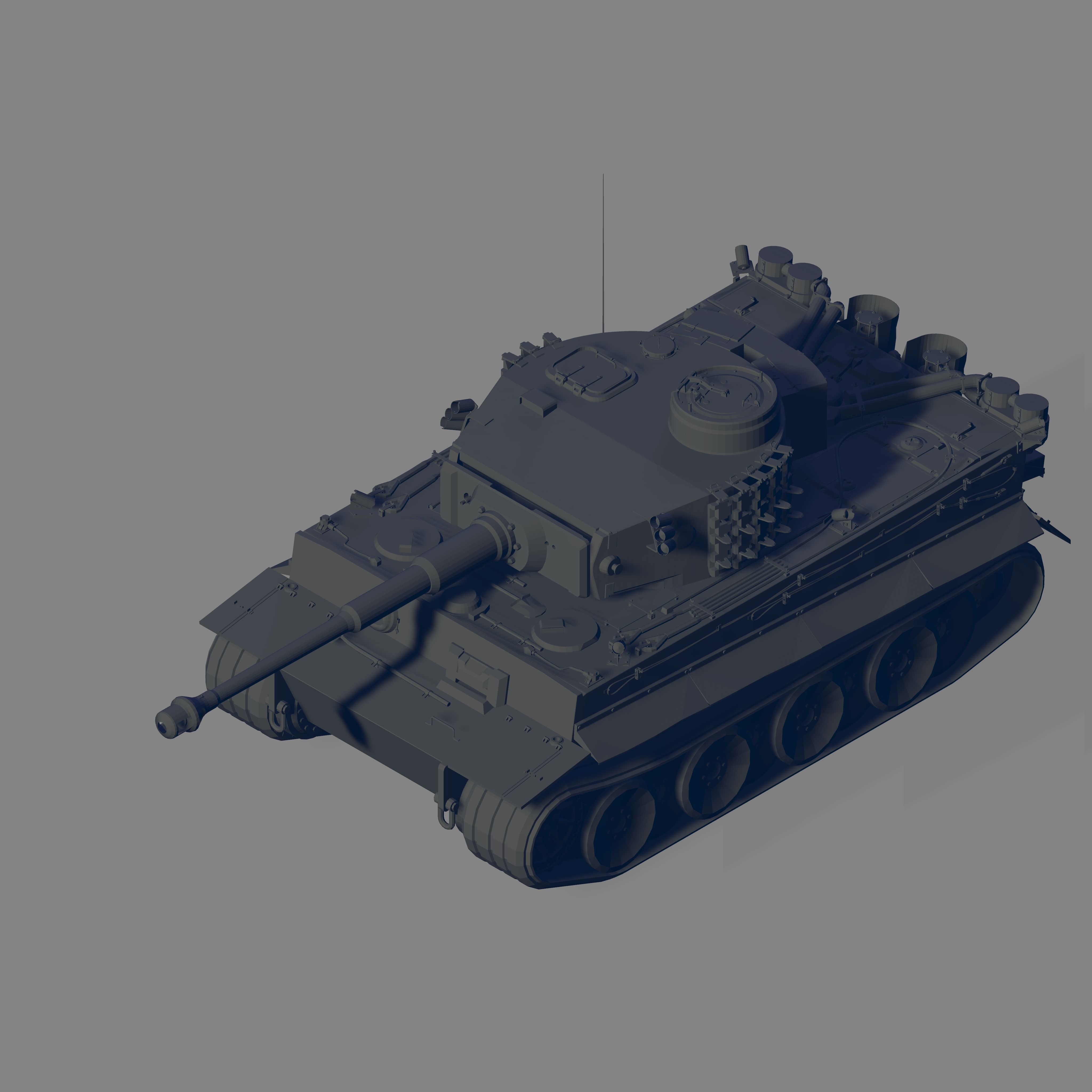 Tiger H1 3D model_1