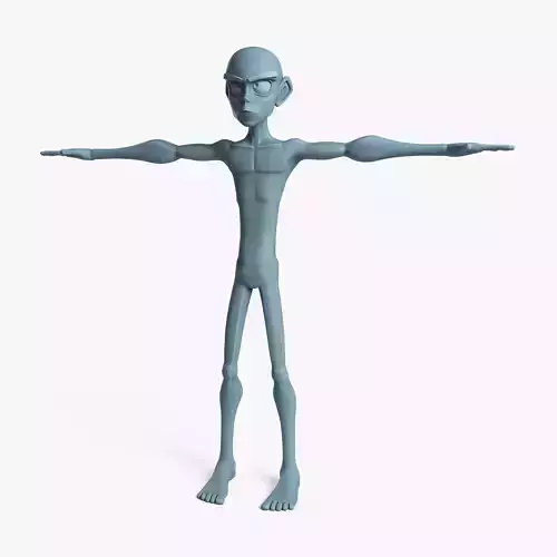 Cartoon Anime Character Man