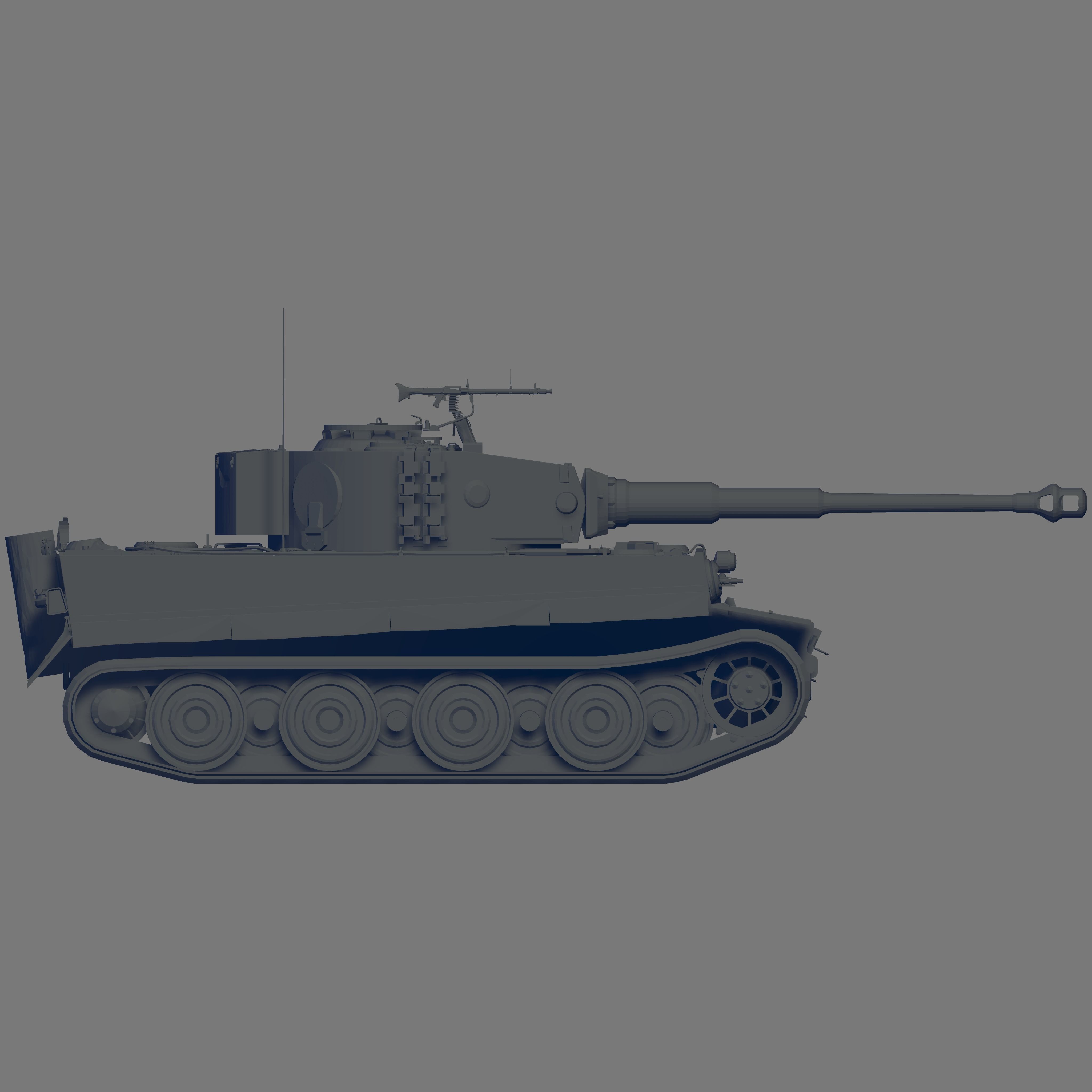 Tiger E 3D model_3