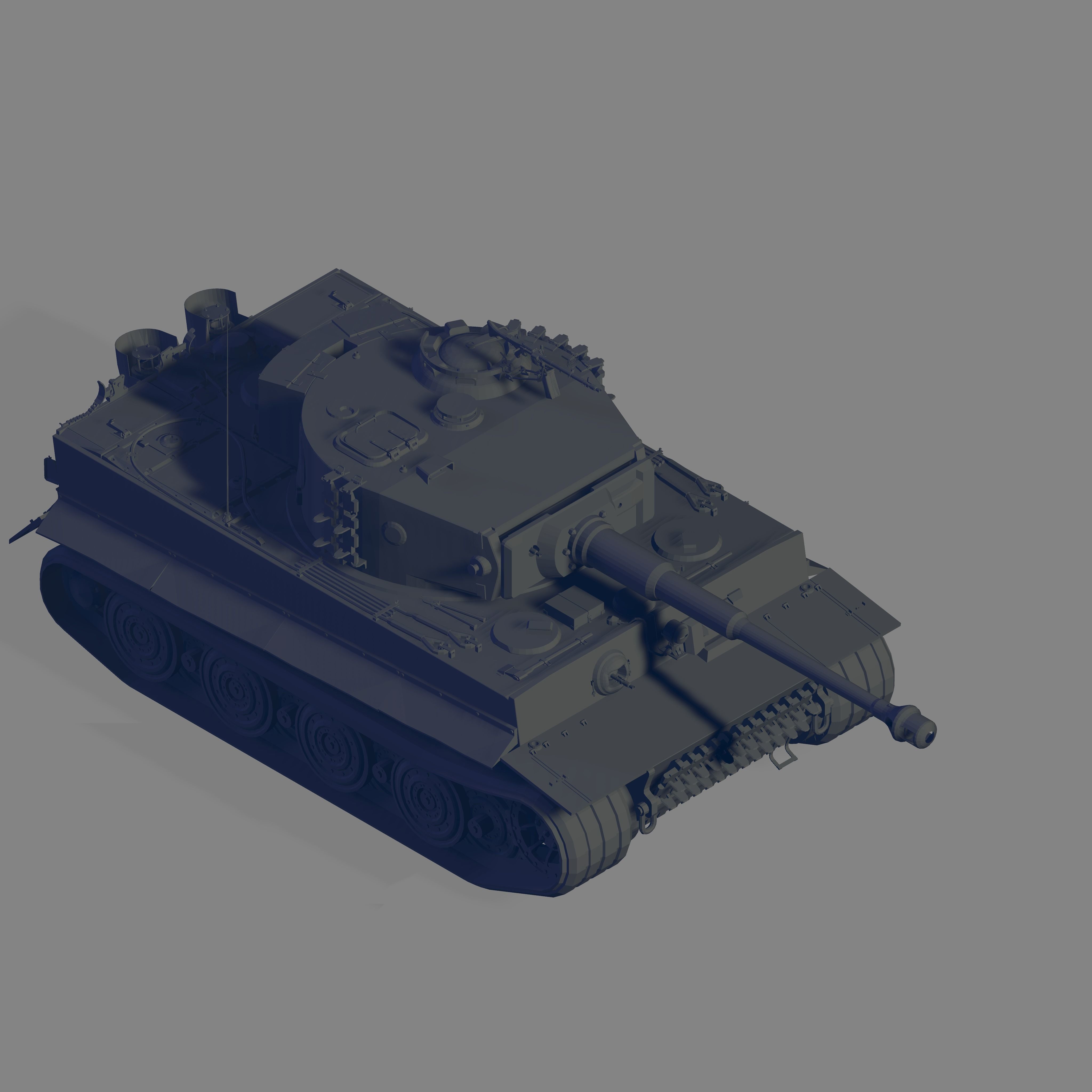 Tiger E 3D model | CGTrader
