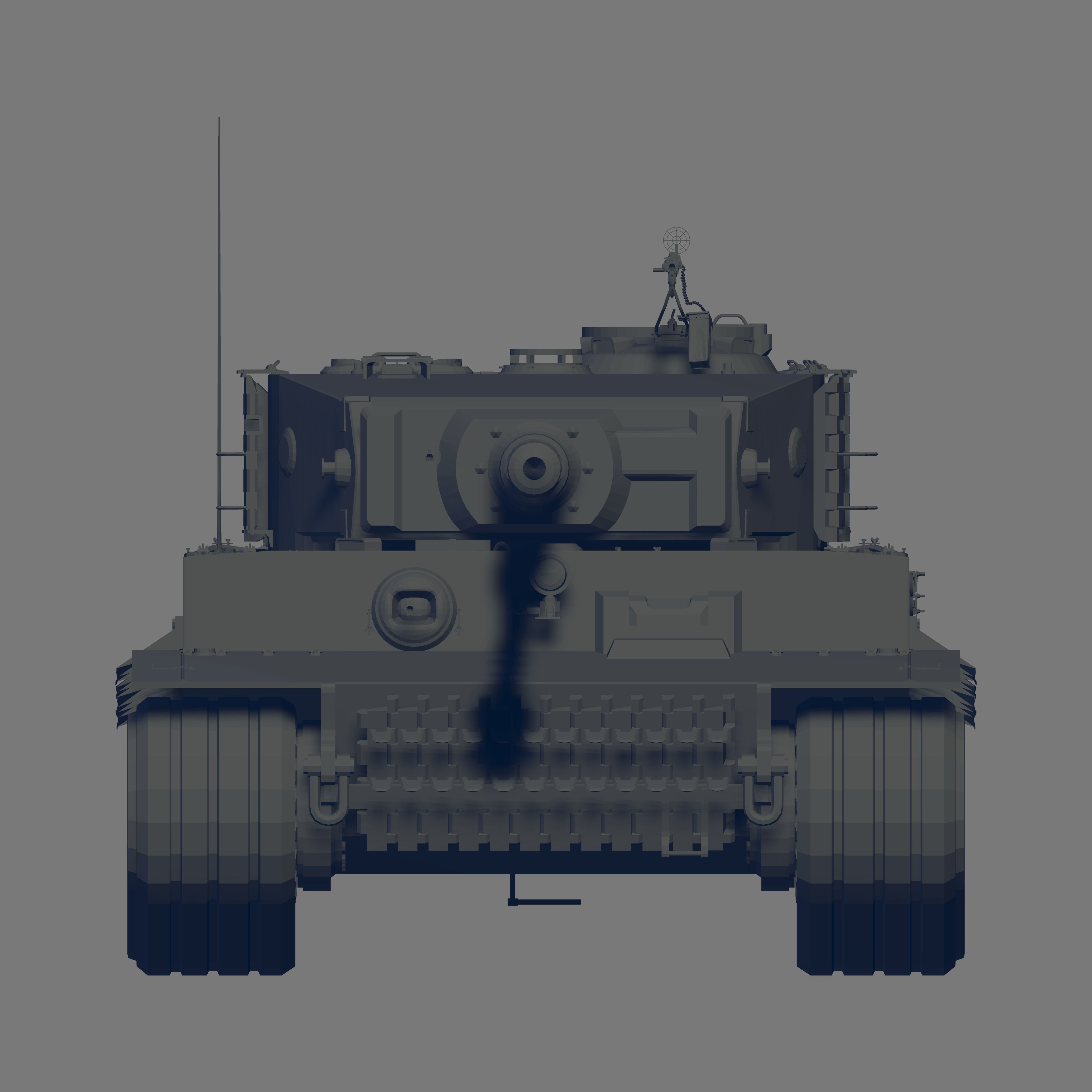 Tiger E 3D model_2
