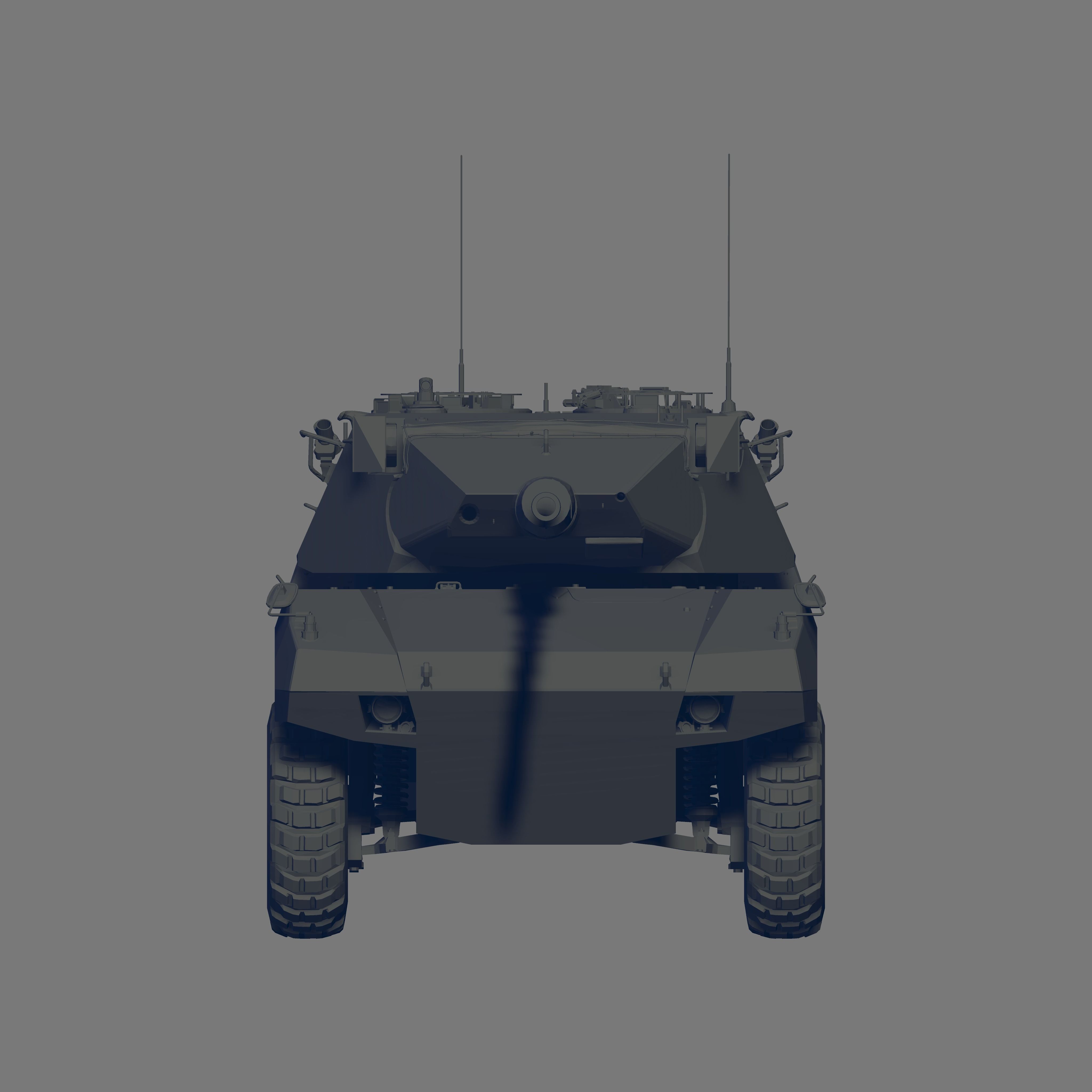 Radkampfwagen 90 3D model_2